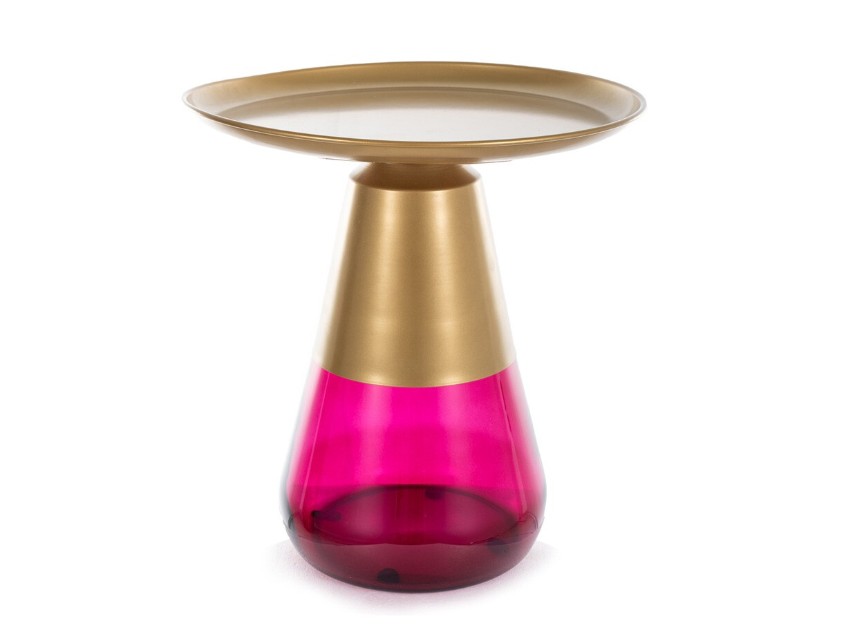 Dohányzóasztal Detroit 573 (Aranysárga + Lila)