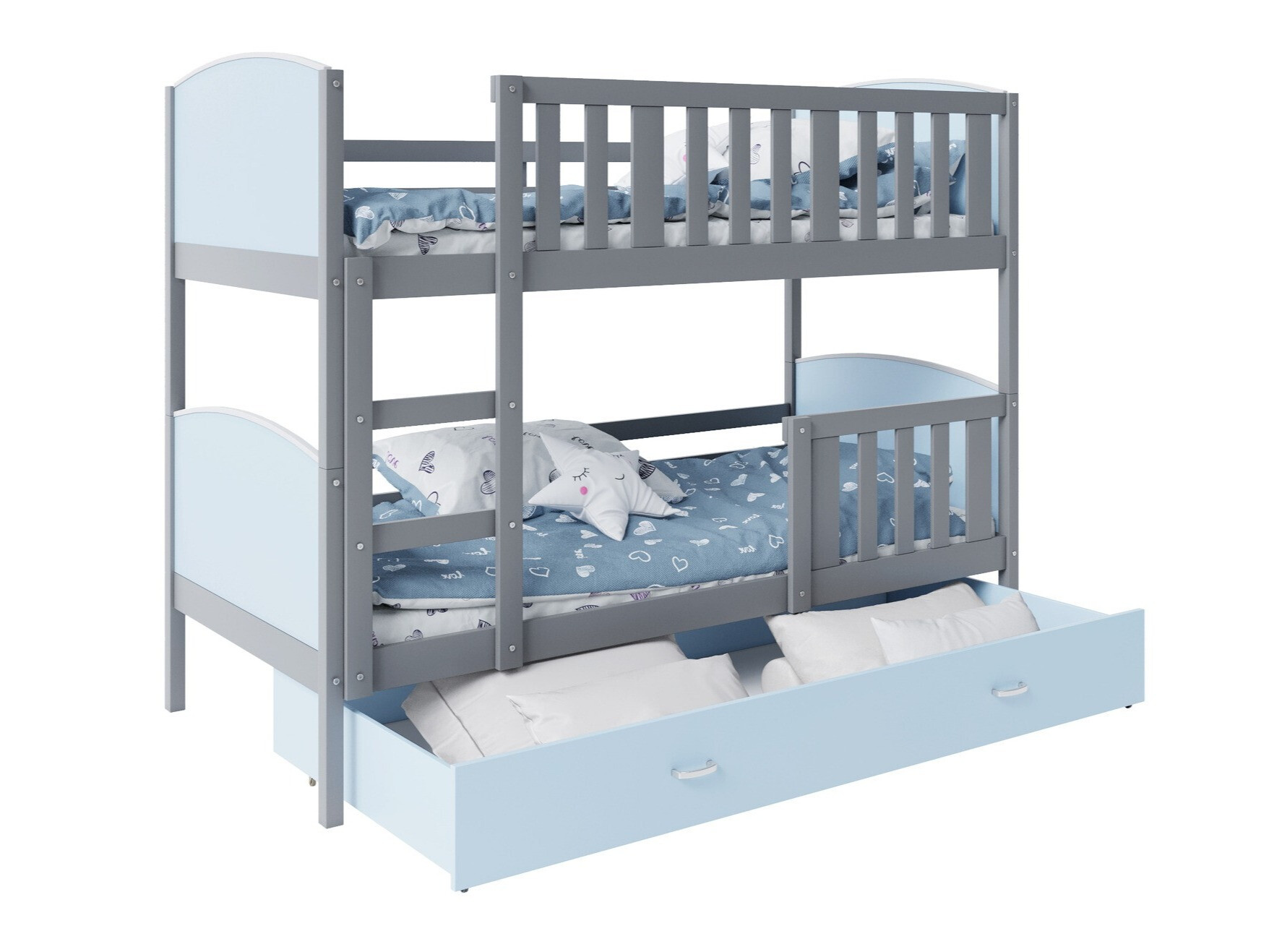 Emeletes ágy Aurora 113 (Szürke)