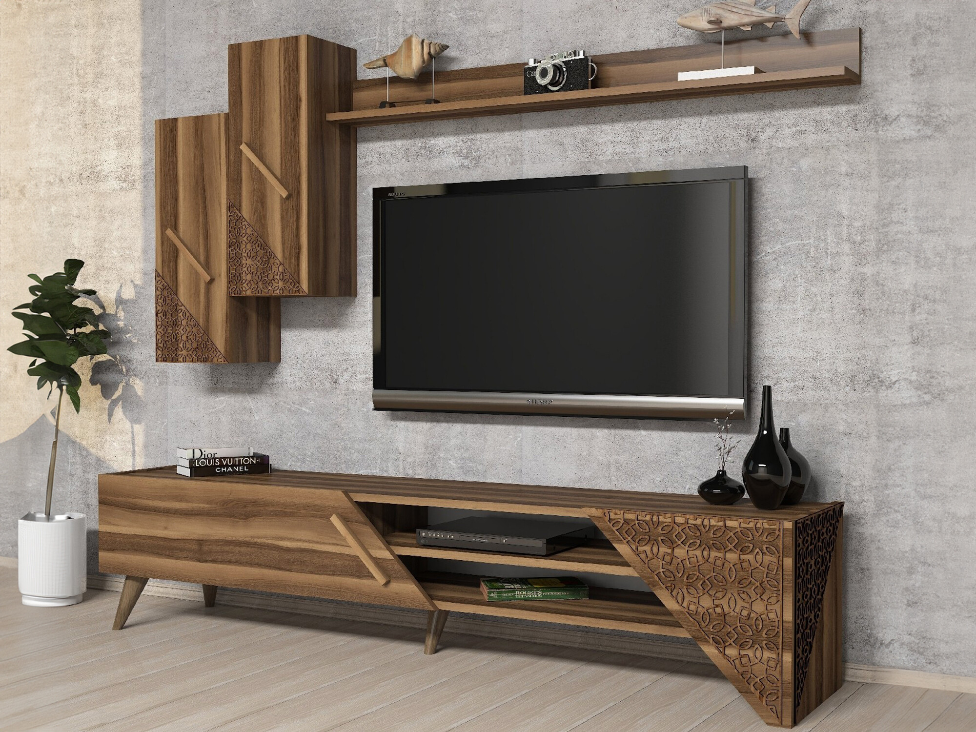 Nappali szett Kailua 1564 (Dió)