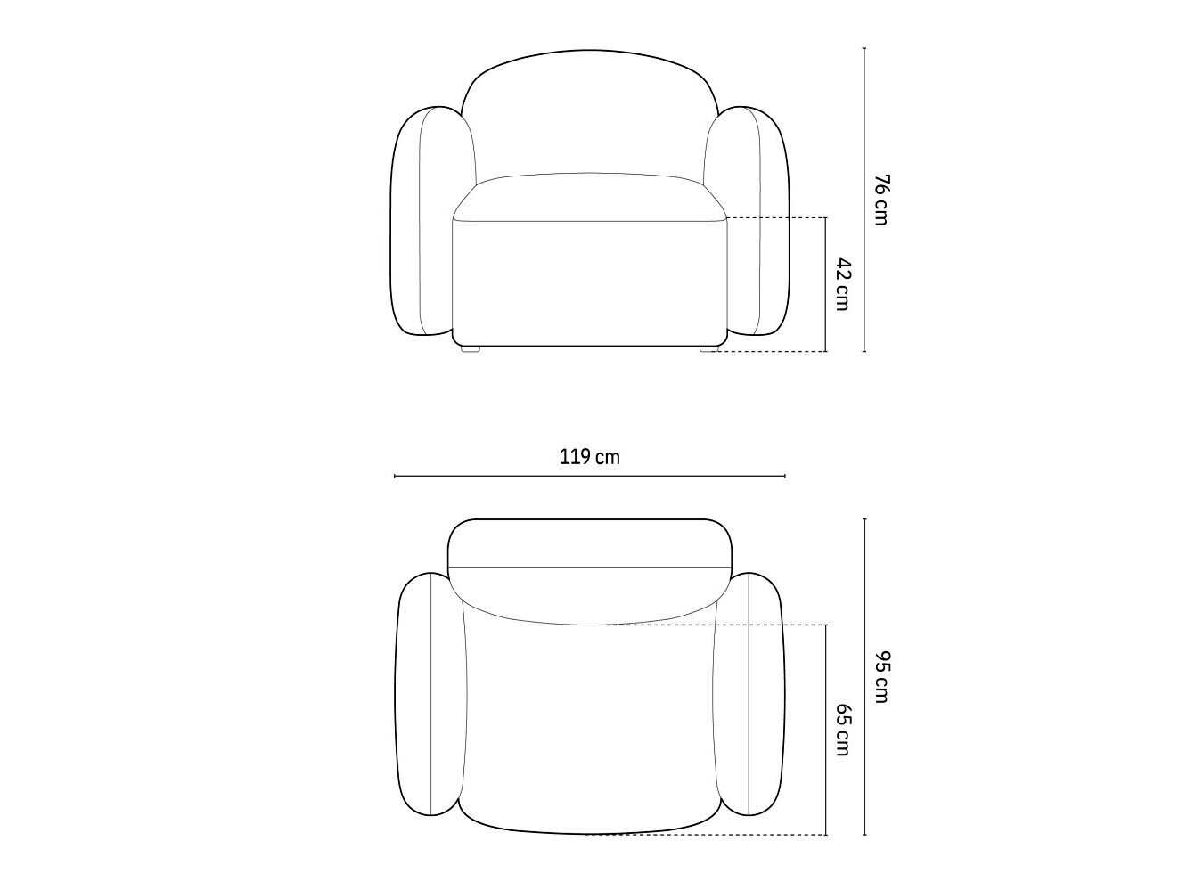 Fotel Tolmira 103 (Casino Sárga)