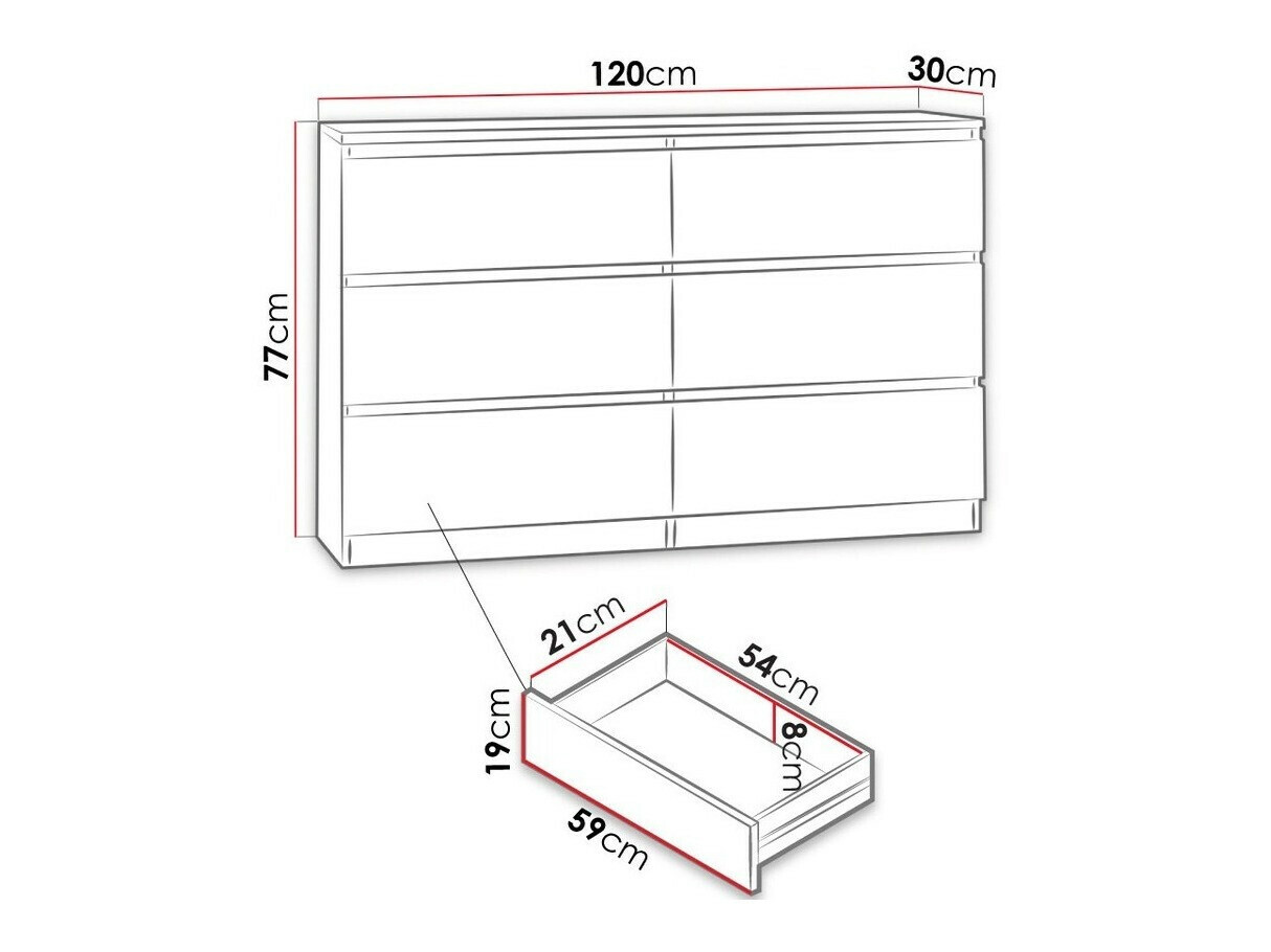 Komód Comfivo Structor V (Fehér)