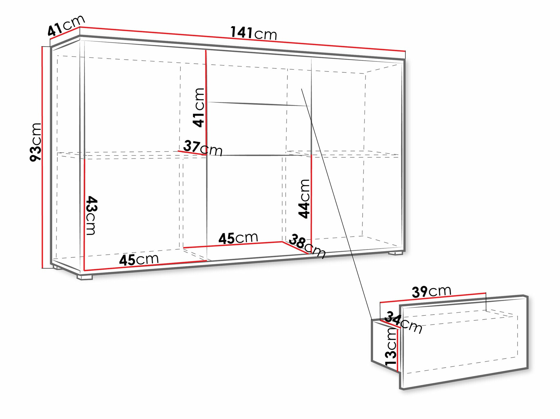 Komód Comfivo Tutela (Kasmír)