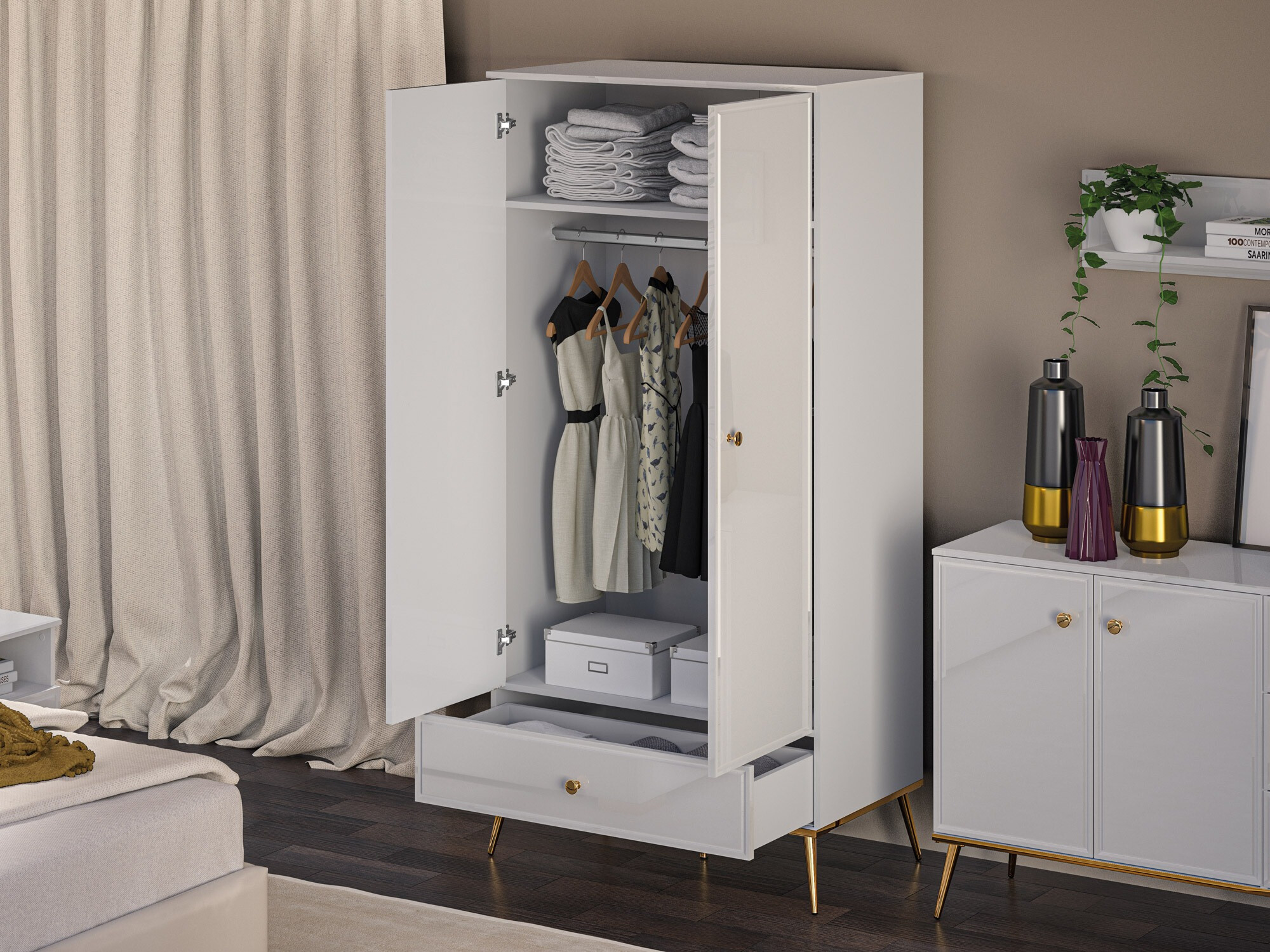 Gardróbszekrény Elbrevi 100