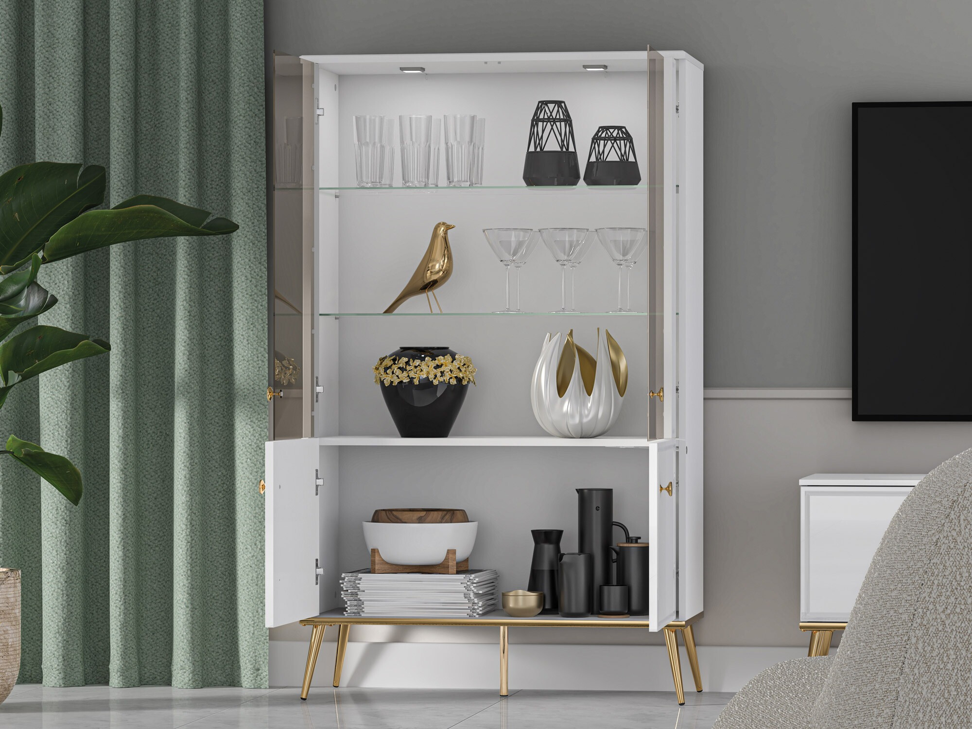 Könyvespolc Elbrevi 102