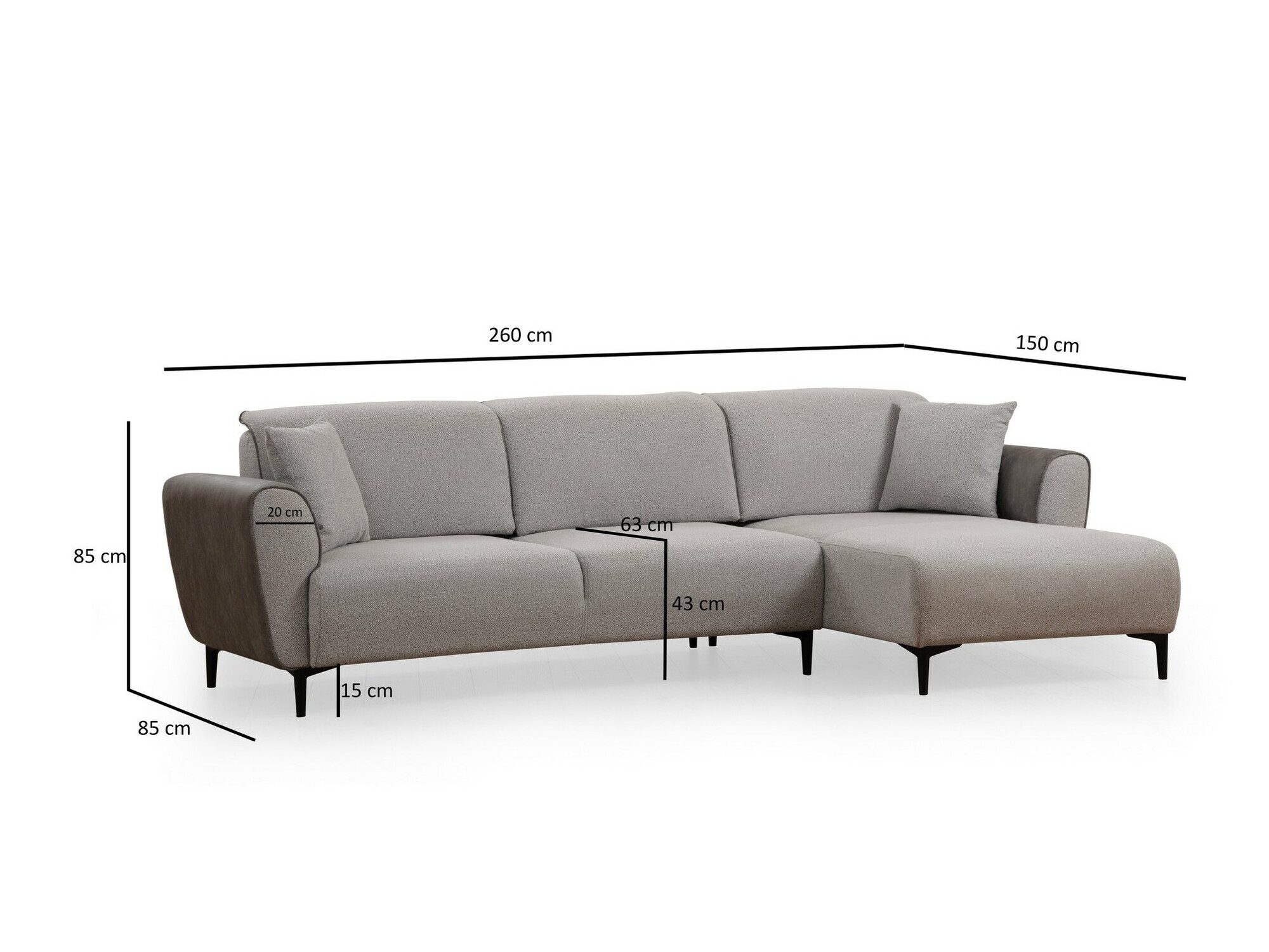 Sarokkanapé Altadena 594 (Jobb)