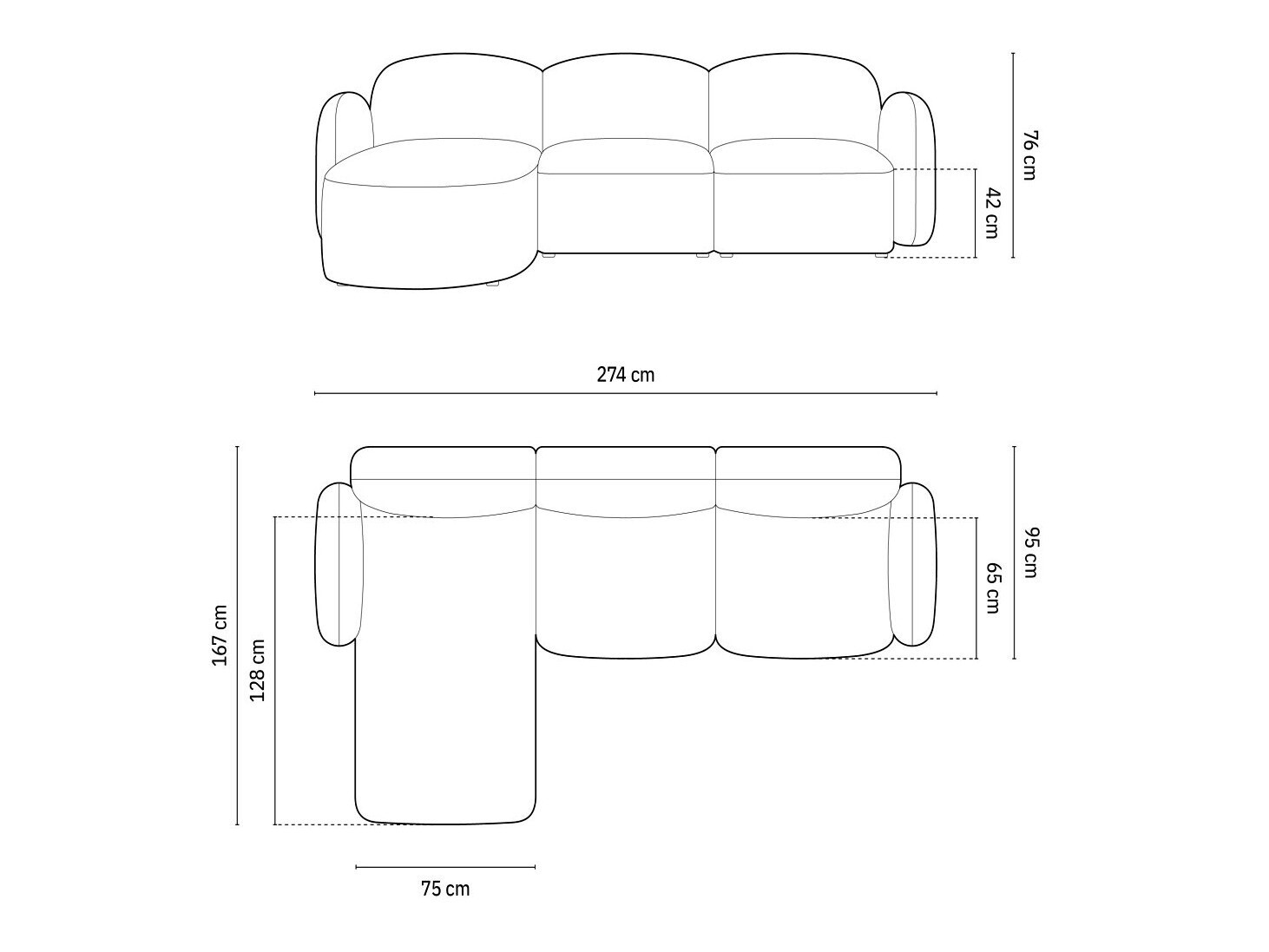 Sarokkanapé Tolmira 104 (Casino Rózsaszín)