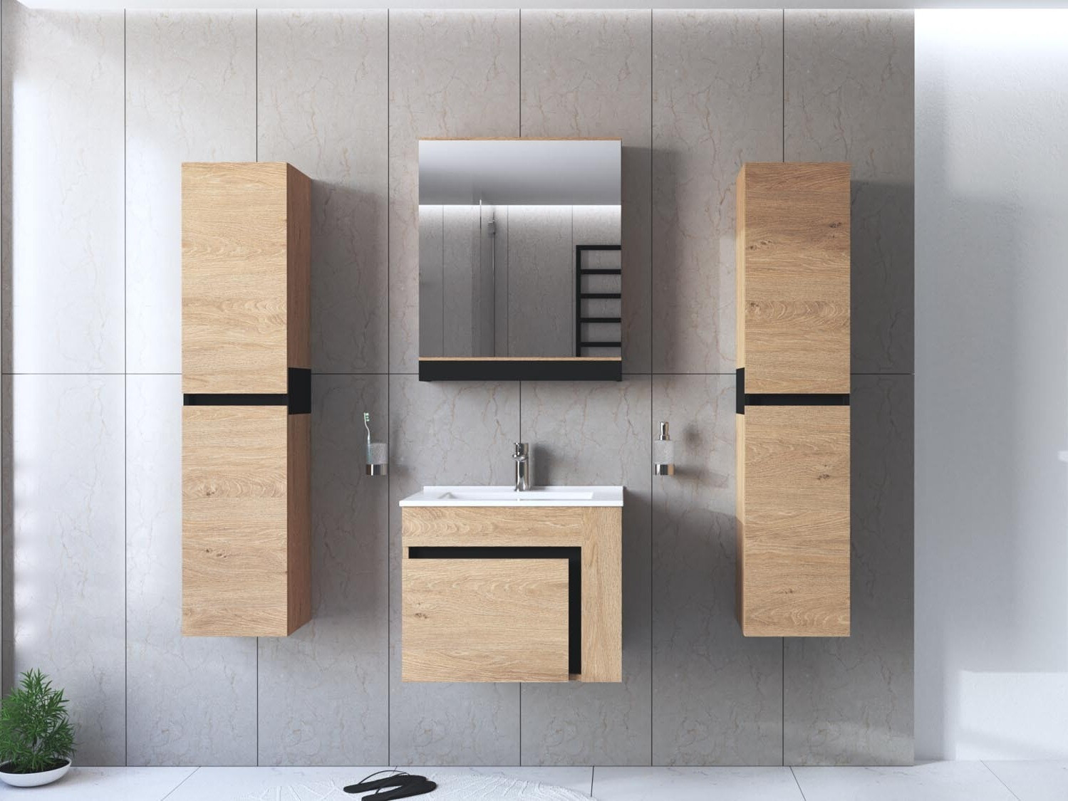 Fürdőszoba garnitúra Fenetra 106