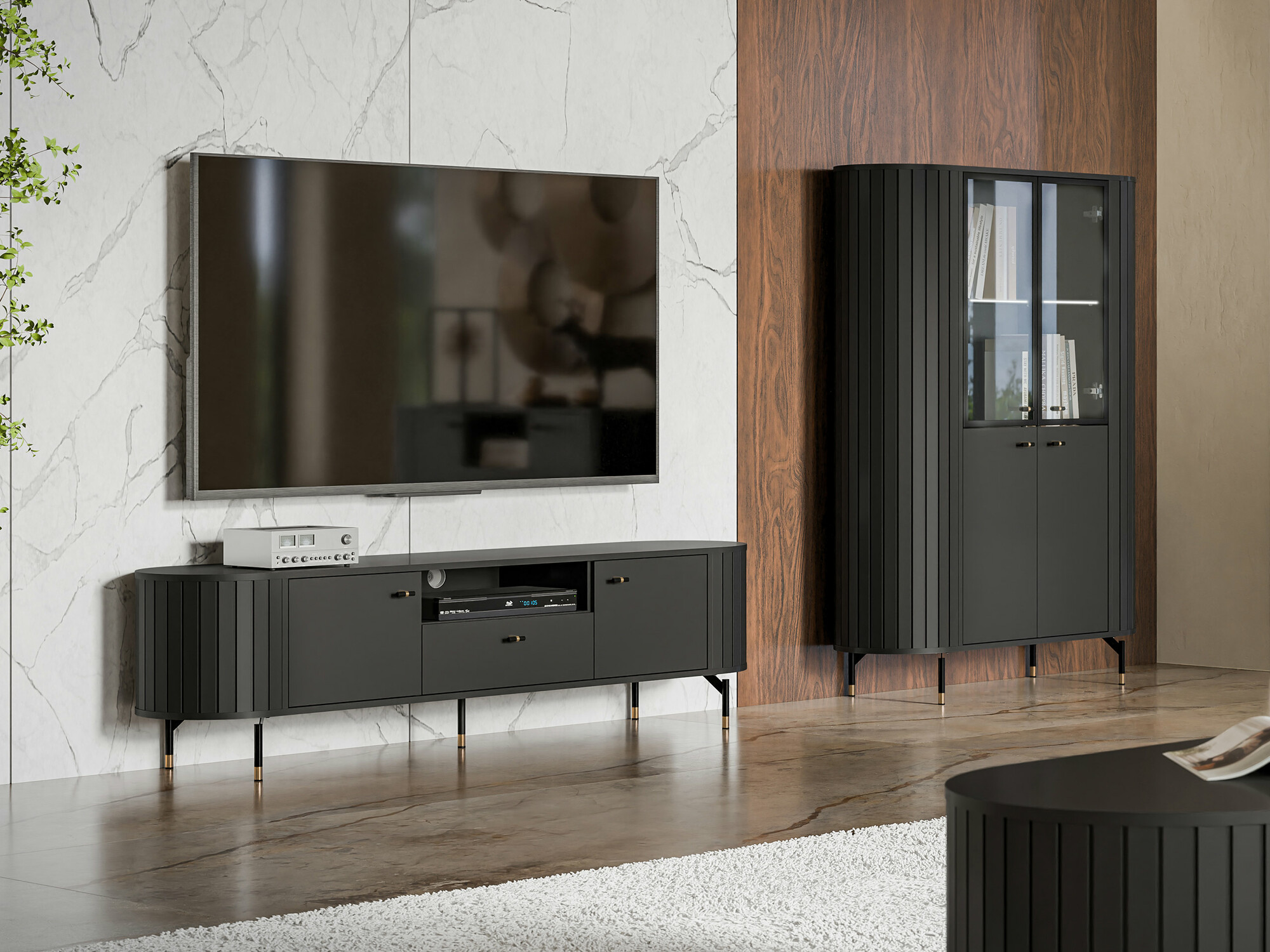 Nappali szett Novmono 108 (Fekete)