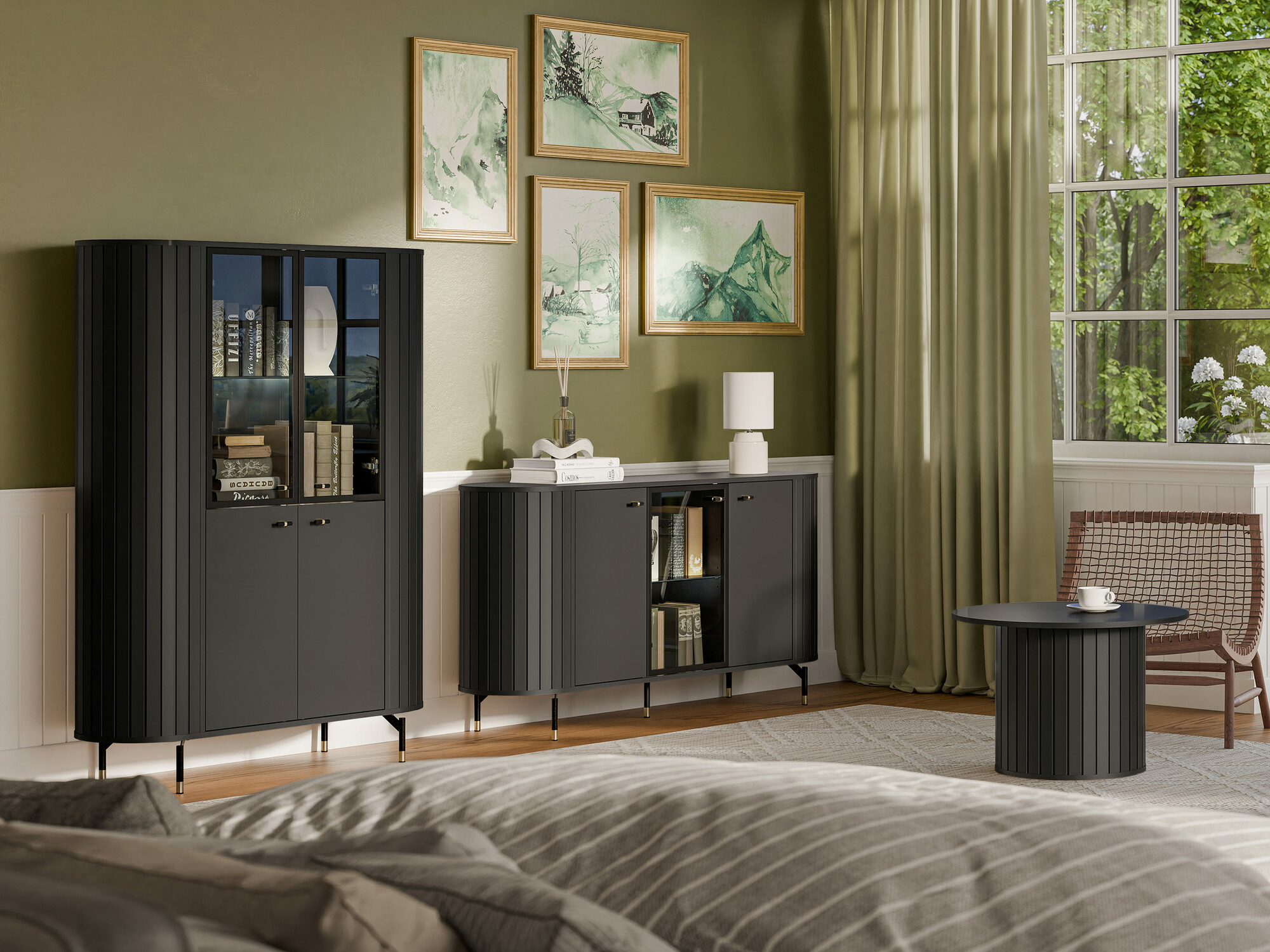 Nappali szett Novmono 109 (Fekete)