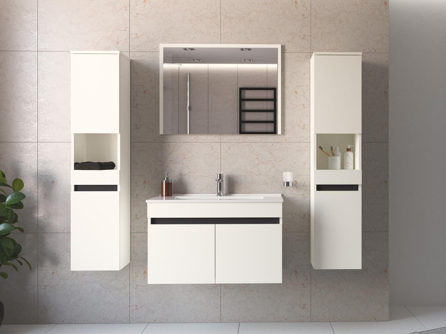 Fürdőszobai garnitúra Benfelo 106