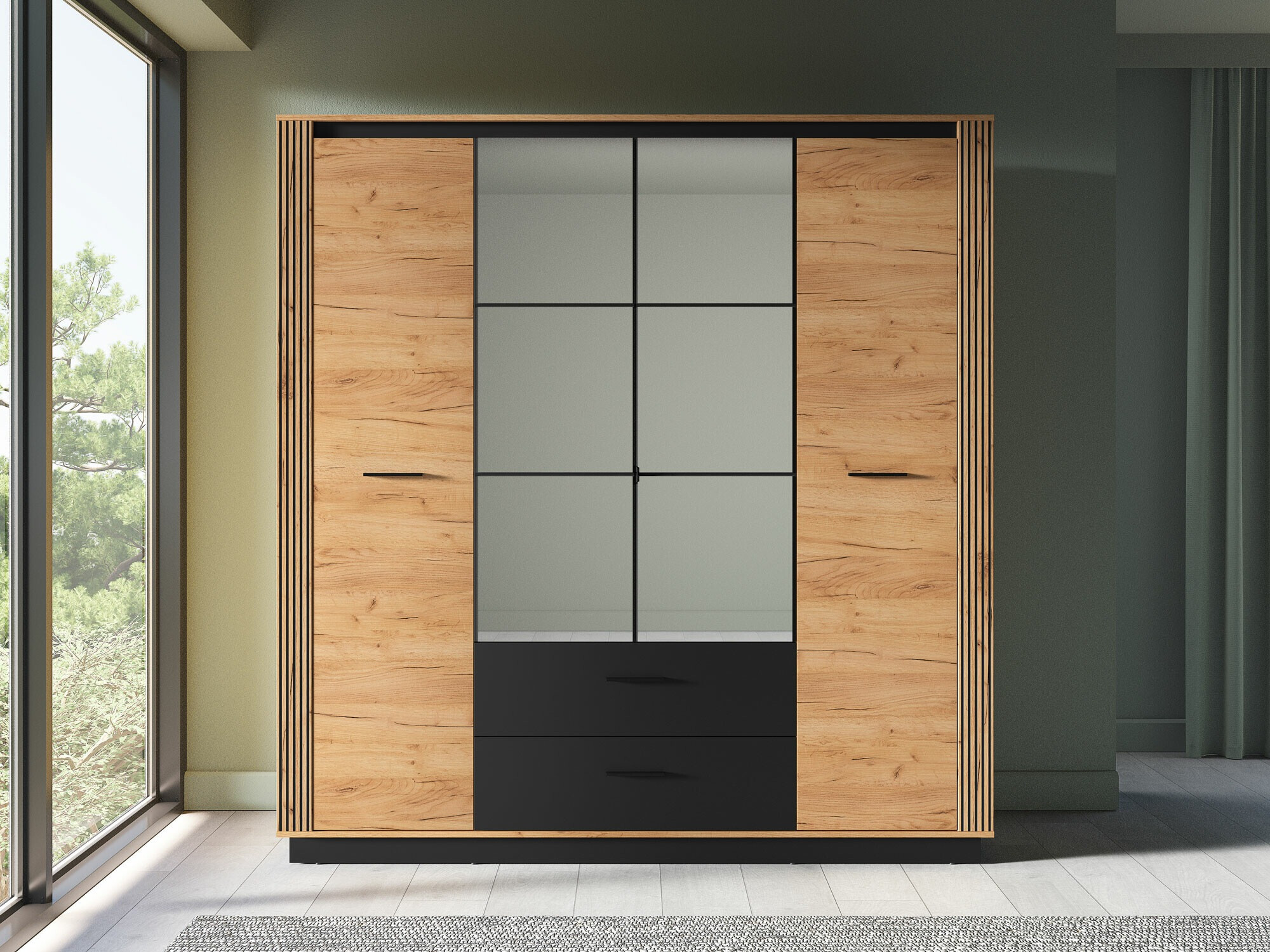 Gardróbszekrény Livluo 100