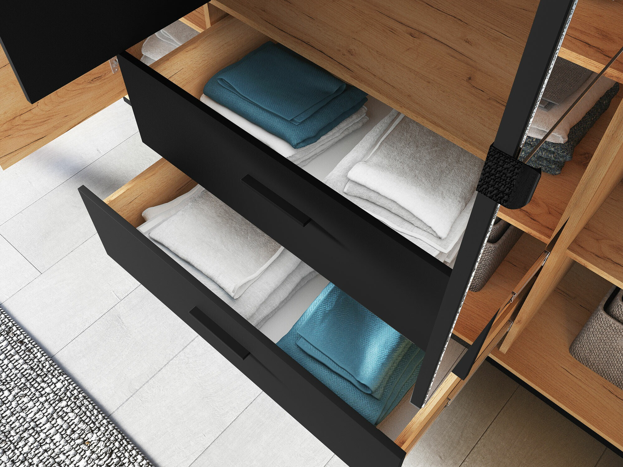 Gardróbszekrény Livluo 100