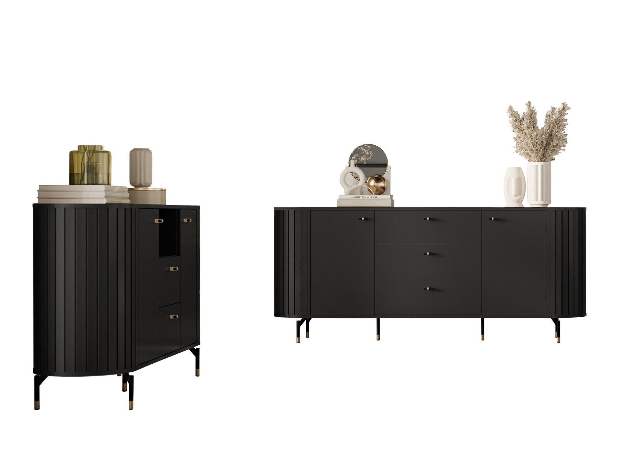 Nappali szett Novmono 110 (Fekete)