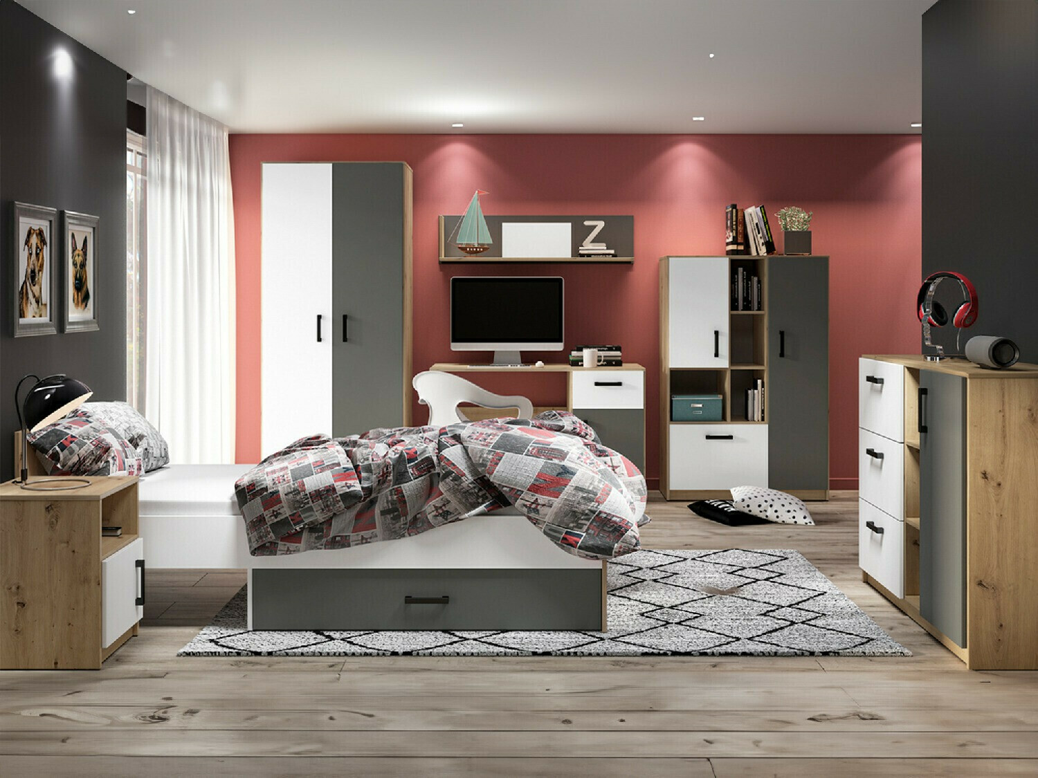 Fali polc Nucavu 108