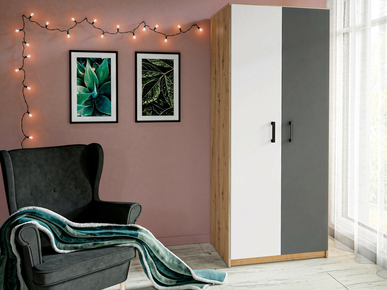 Gardróbszekrény Nucavu 100