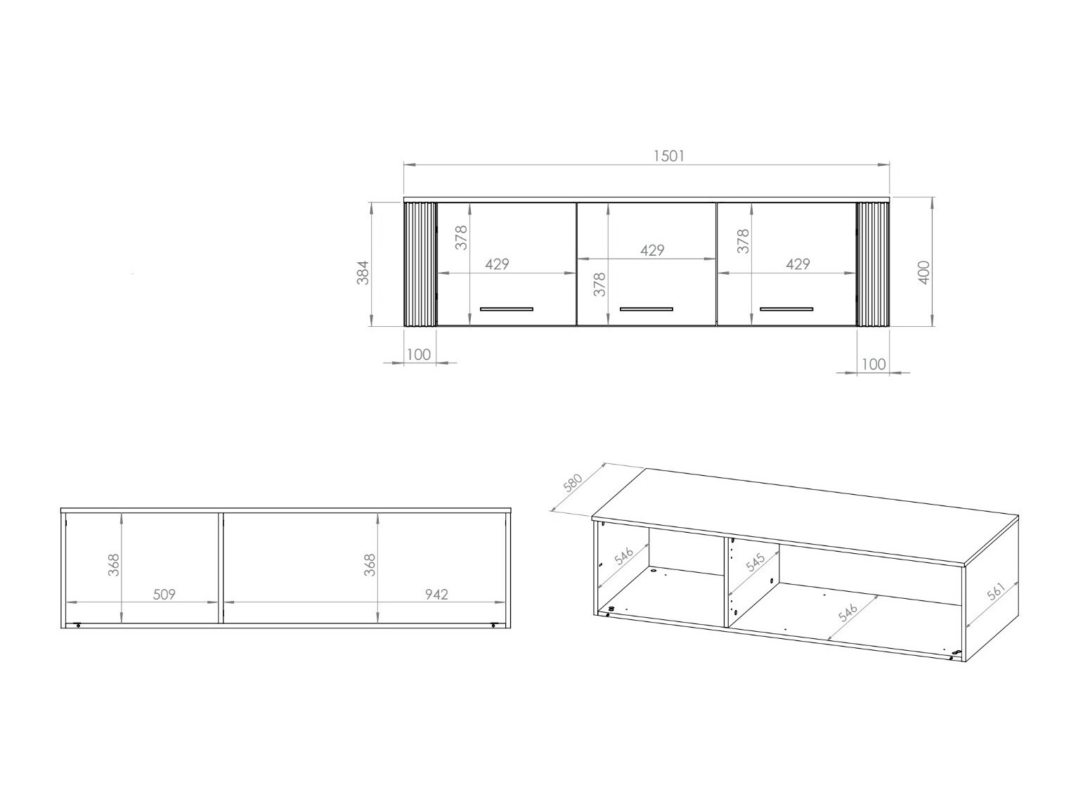 Szekrény Livluo 107