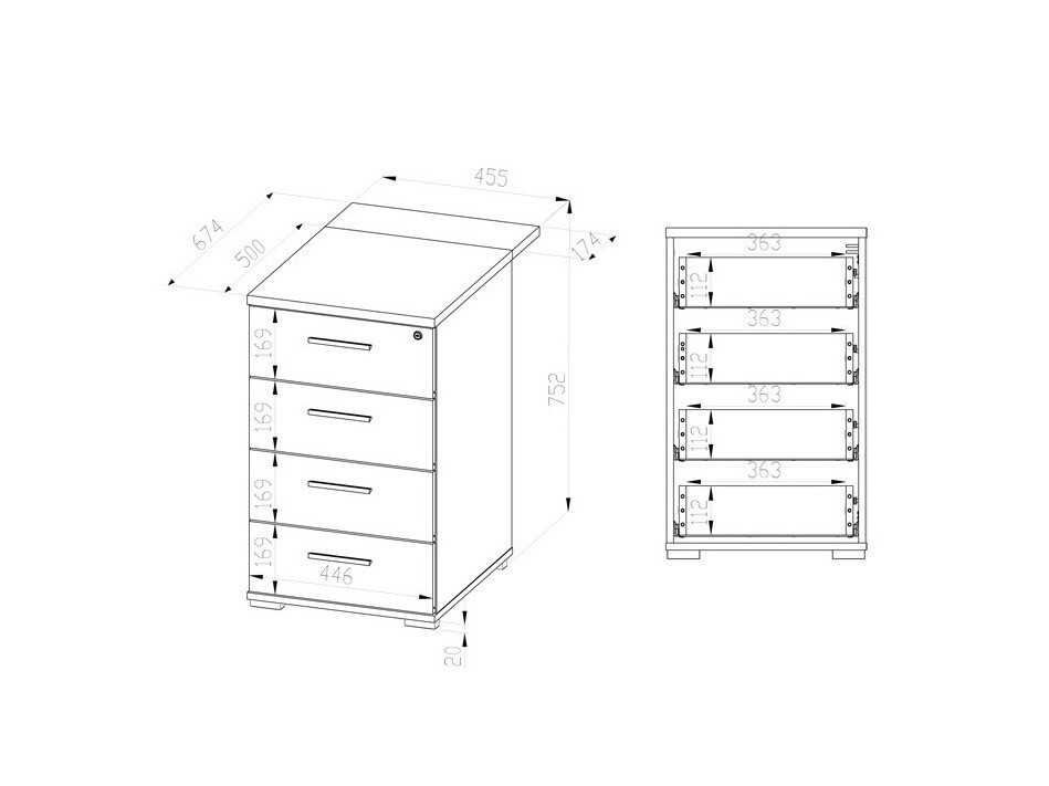 Görgős konténer Tolbelo 118