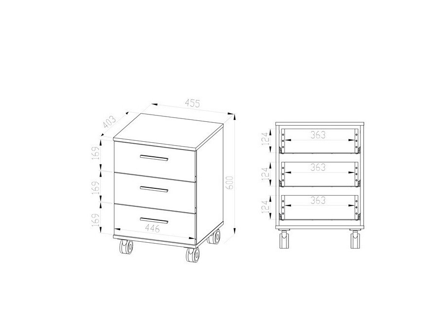 Görgős konténer Tolbelo 120