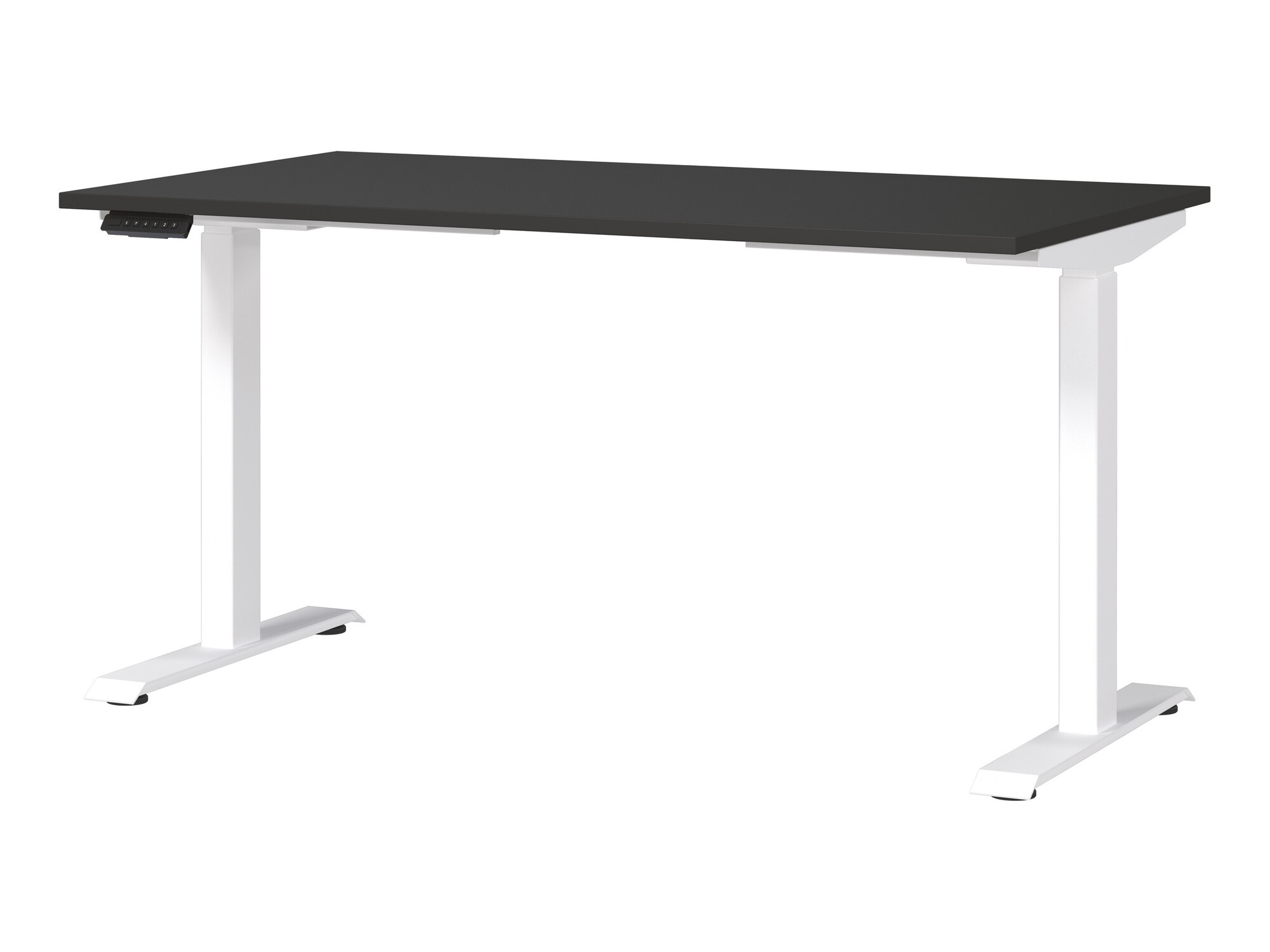 Állítható magasságú íróasztal Sacramento 415 (Grafit + Fehér)