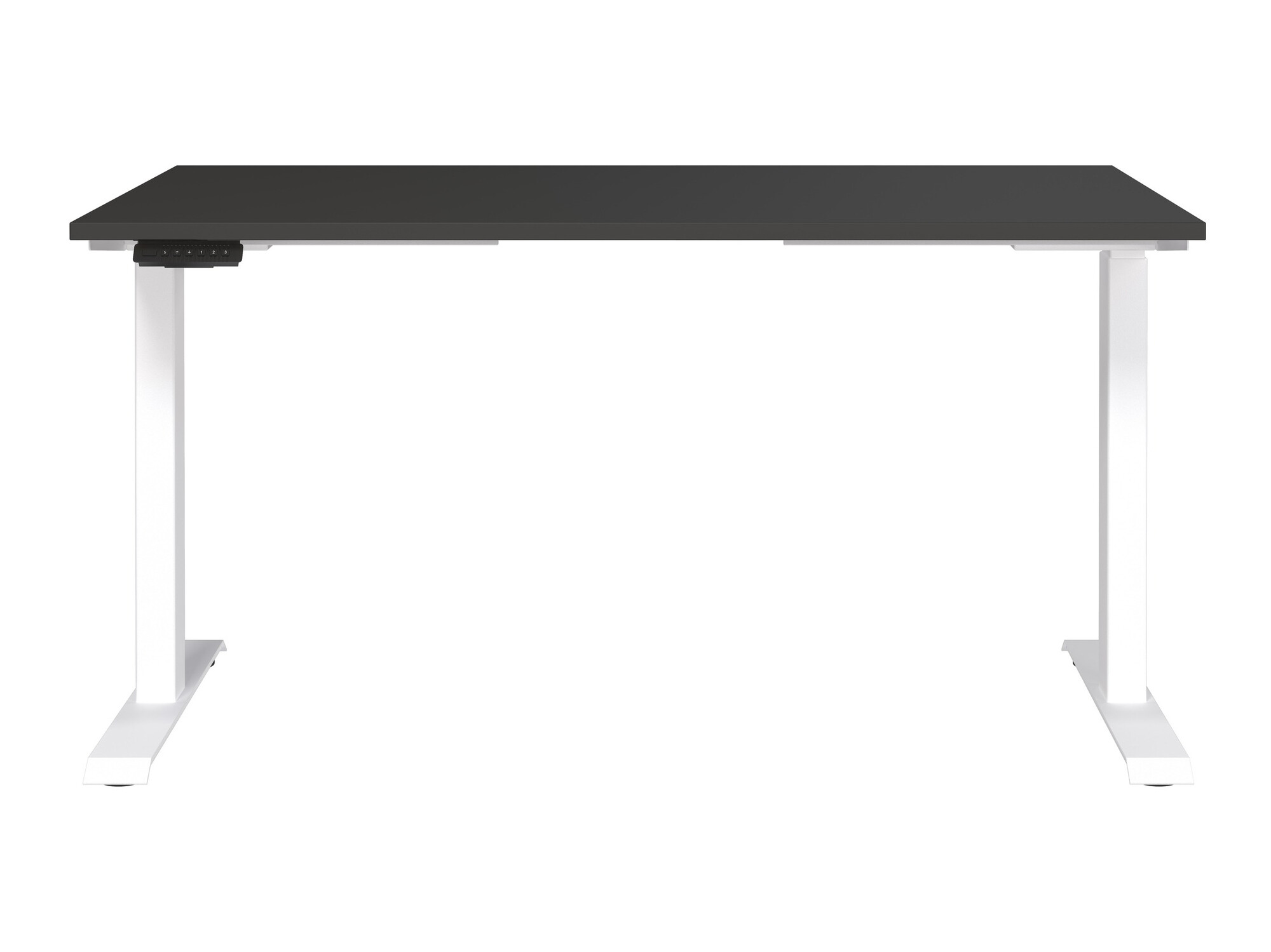 Állítható magasságú íróasztal Sacramento 415 (Grafit + Fehér)