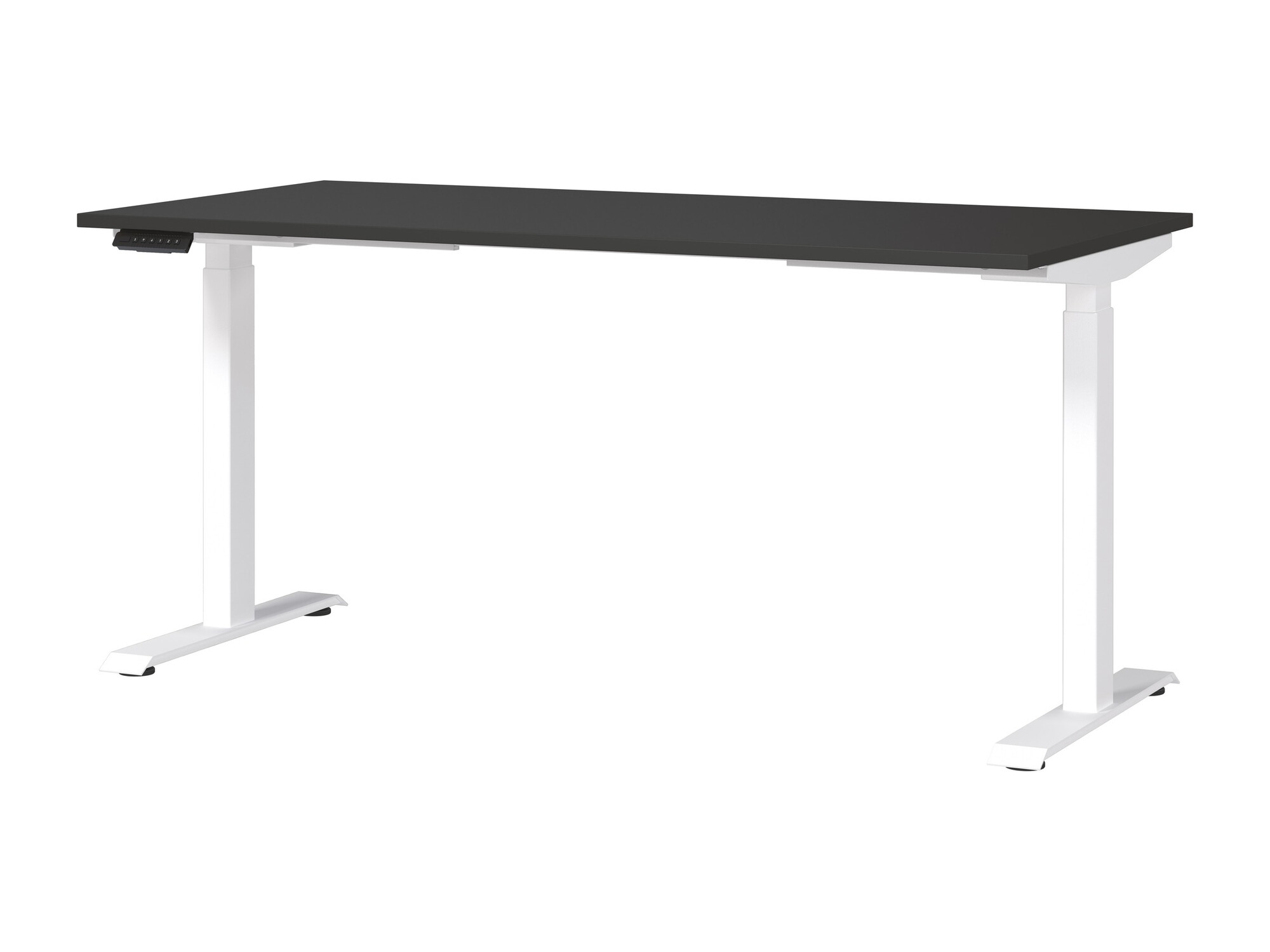 Állítható magasságú íróasztal Sacramento 416 (Grafit + Fehér)