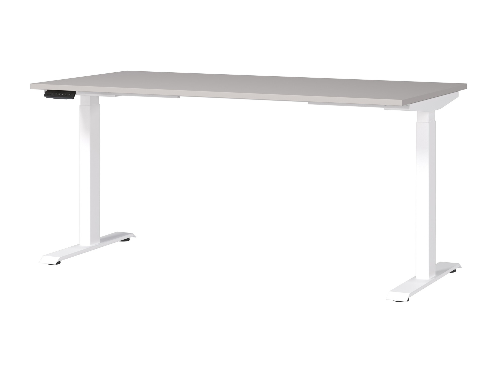 Állítható magasságú íróasztal Sacramento 416 (Szürke + Fehér)