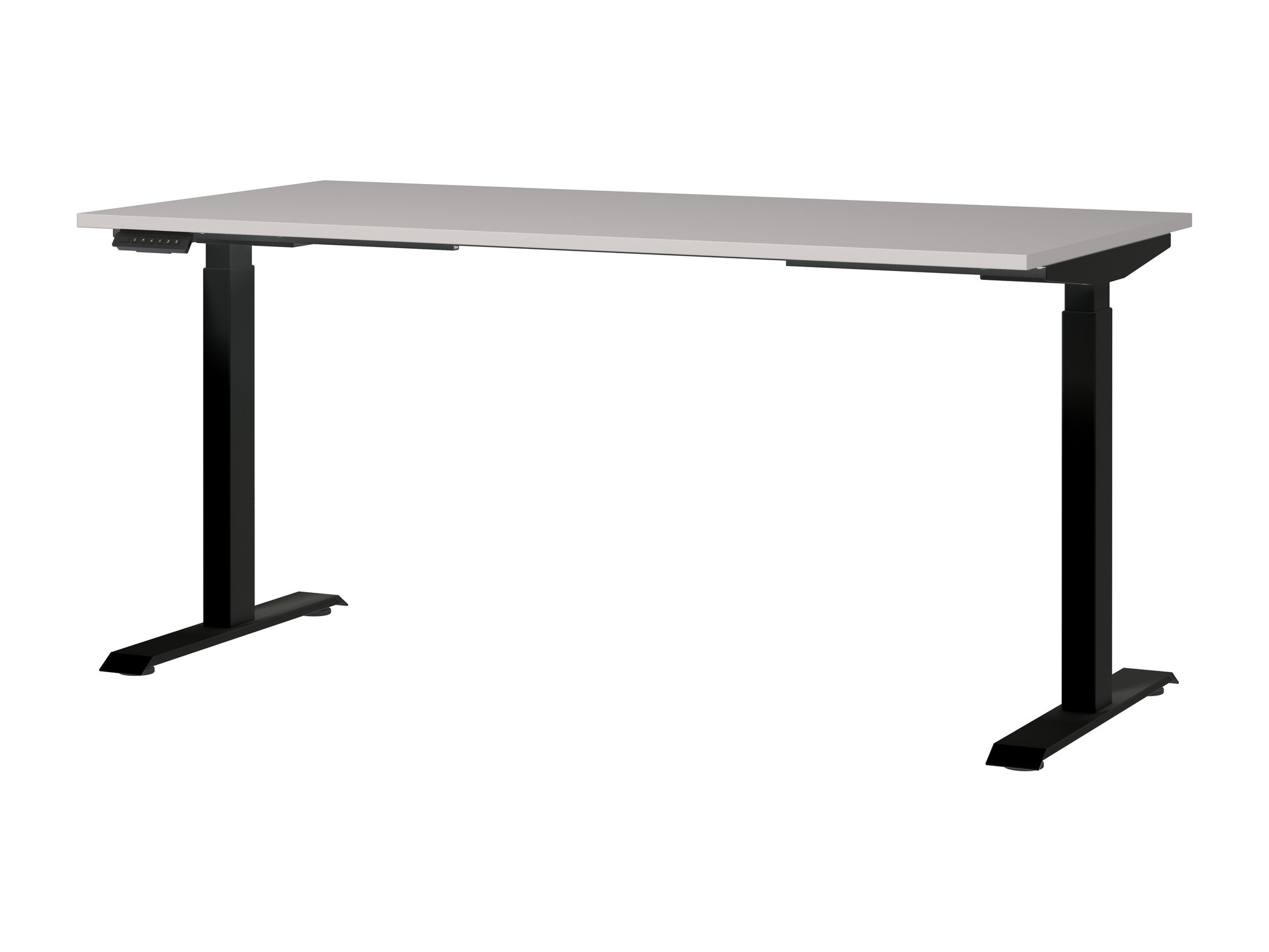 Állítható magasságú íróasztal Sacramento 416 (Szürke + Fekete)