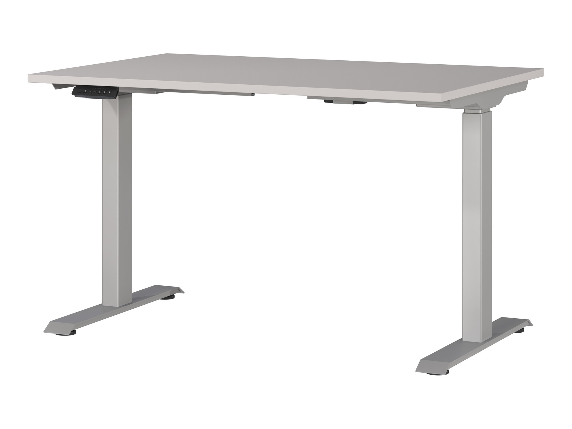 Állítható magasságú íróasztal Sacramento 417 (Szürke + Ezüst)