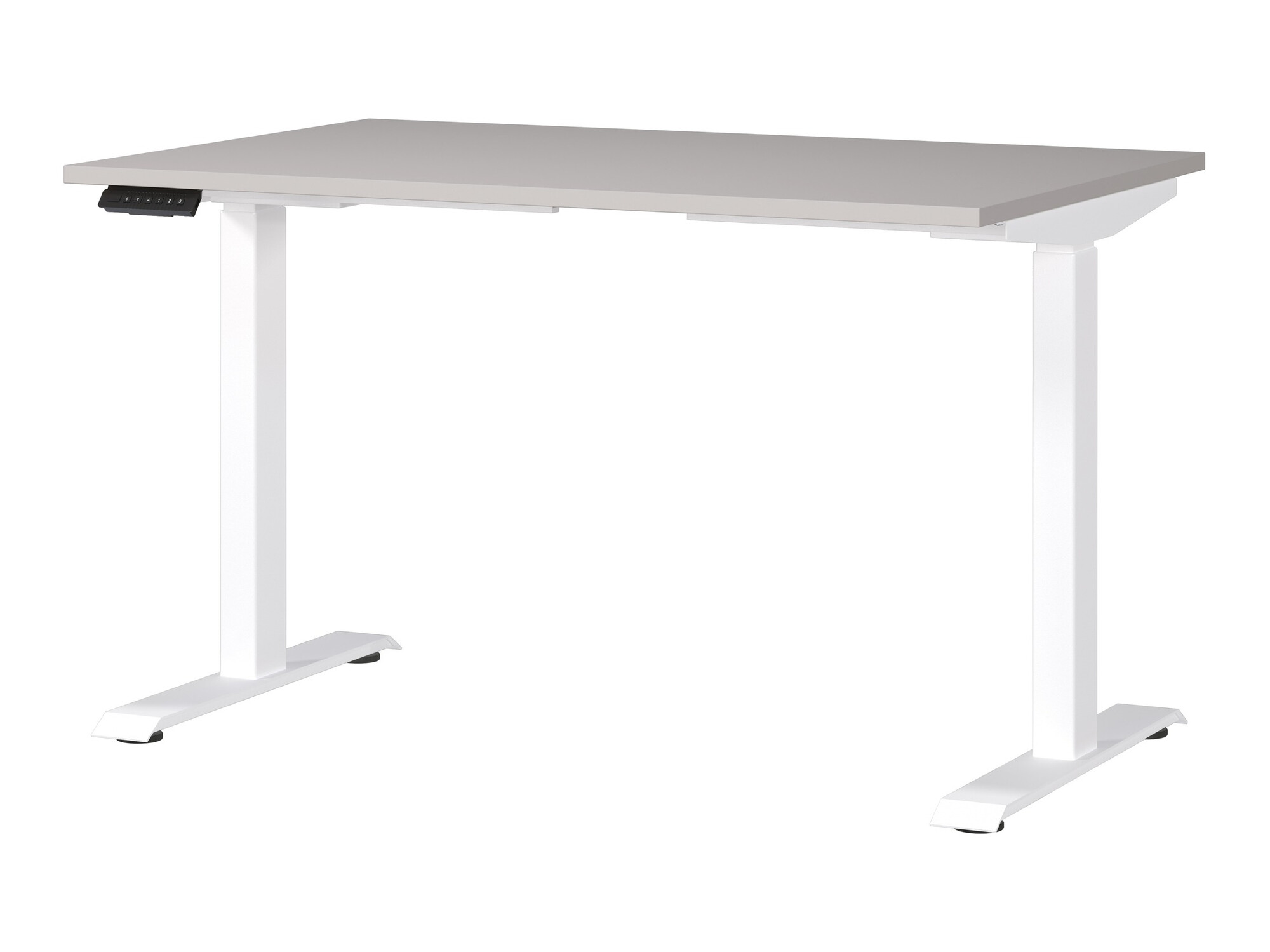 Állítható magasságú íróasztal Sacramento 417 (Szürke + Fehér)