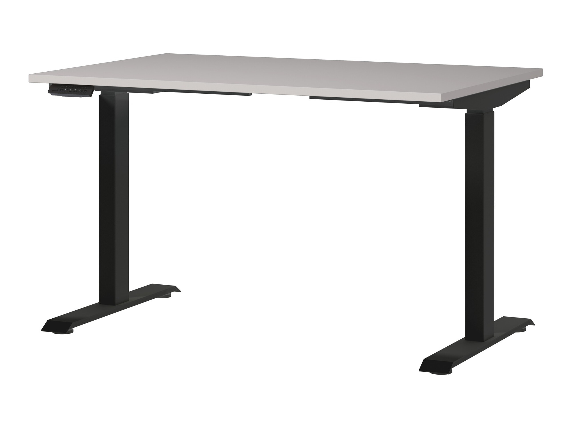 Állítható magasságú íróasztal Sacramento 417 (Szürke + Fekete)
