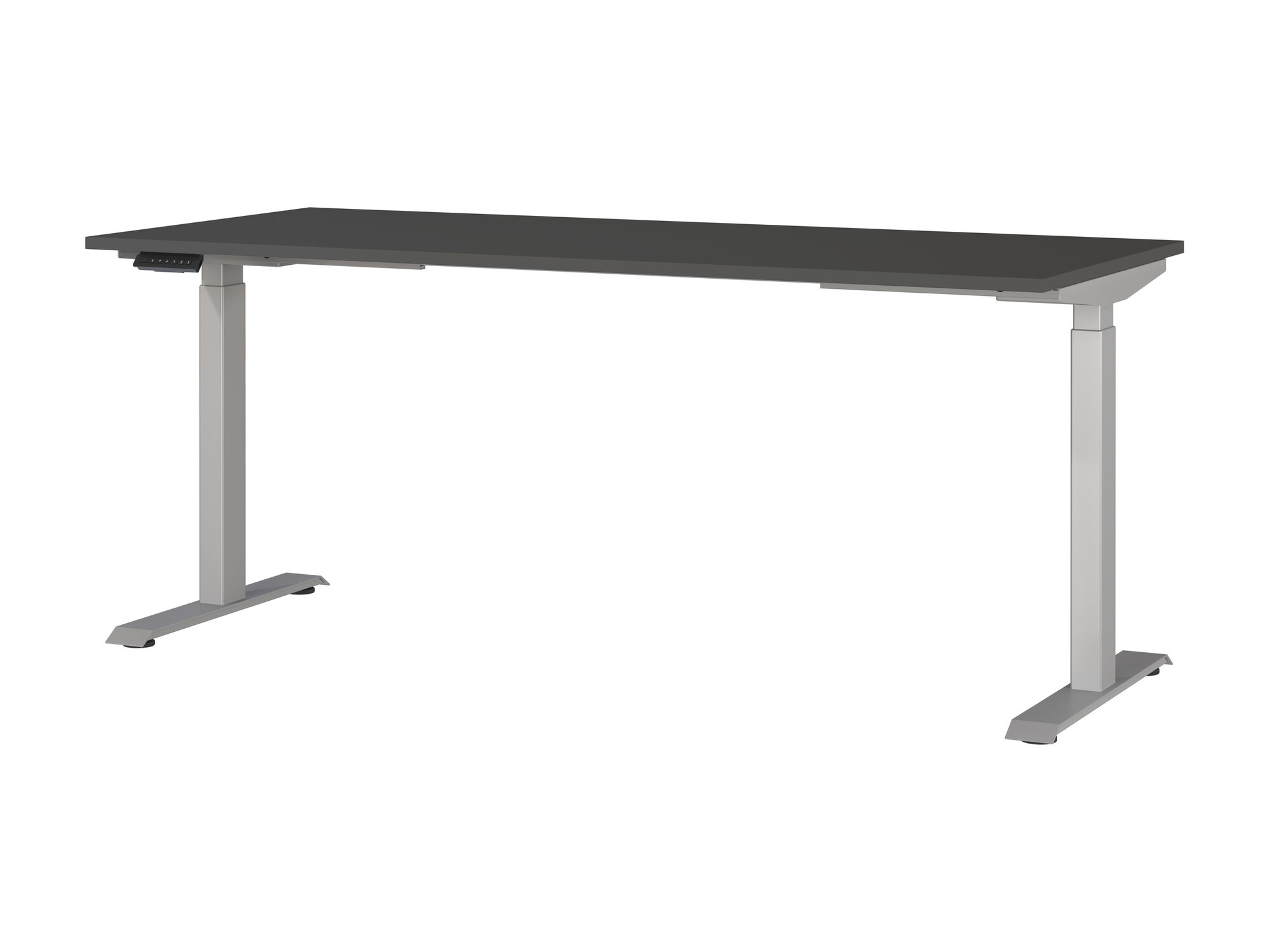 Állítható magasságú íróasztal Sacramento 418 (Grafit + Ezüst)