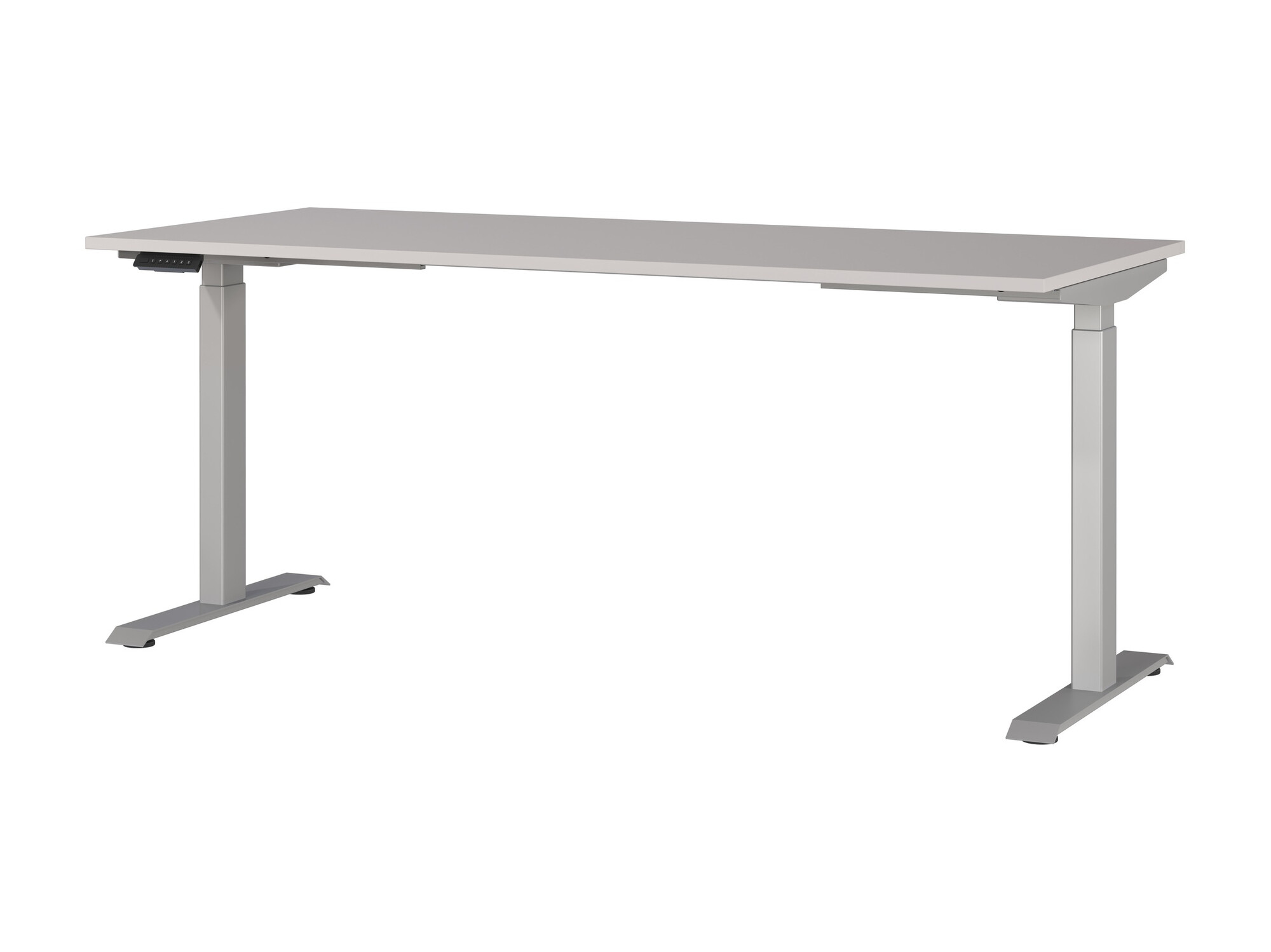 Állítható magasságú íróasztal Sacramento 418 (Szürke + Ezüst)