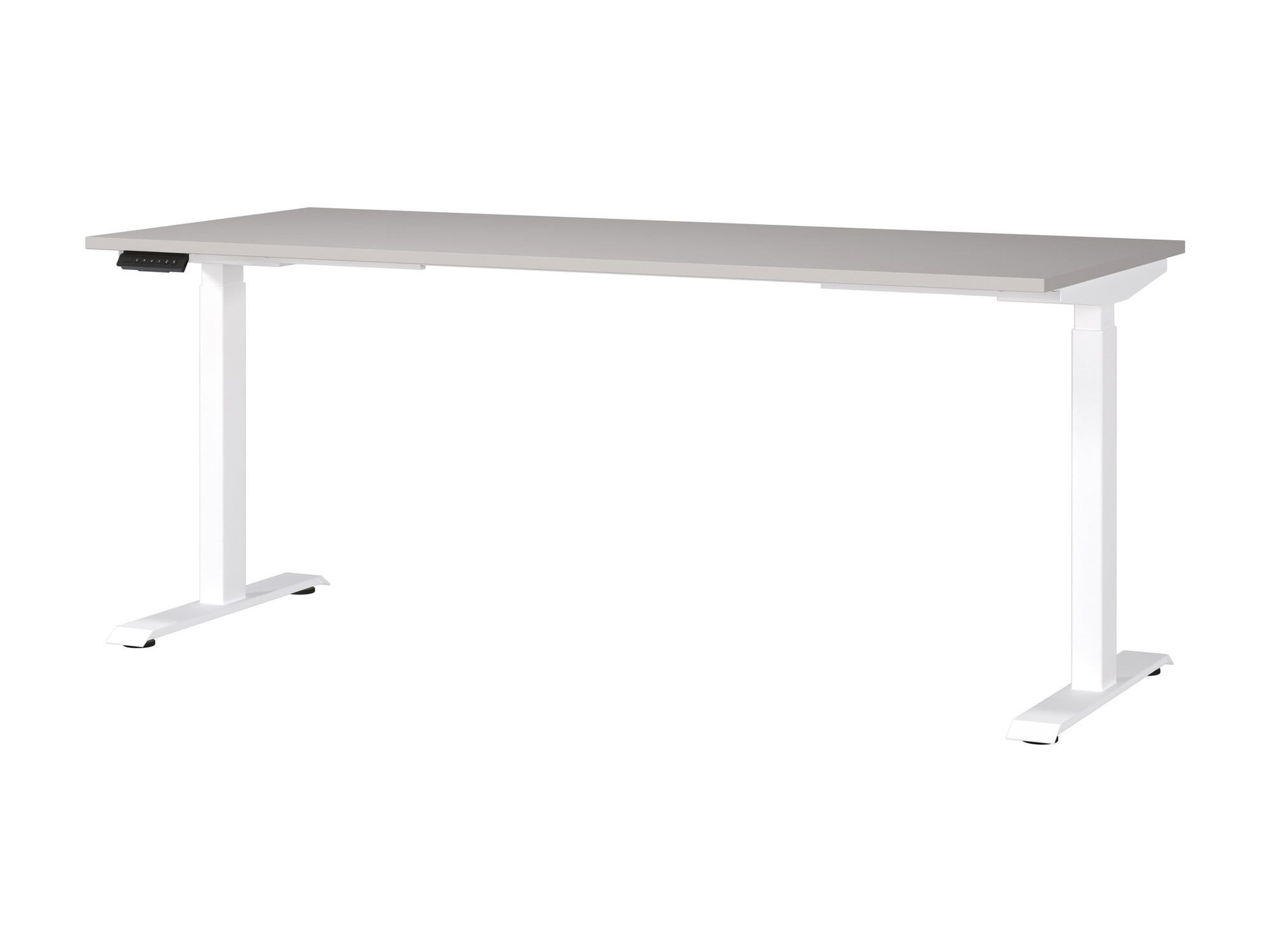 Állítható magasságú íróasztal Sacramento 418 (Szürke + Fehér)