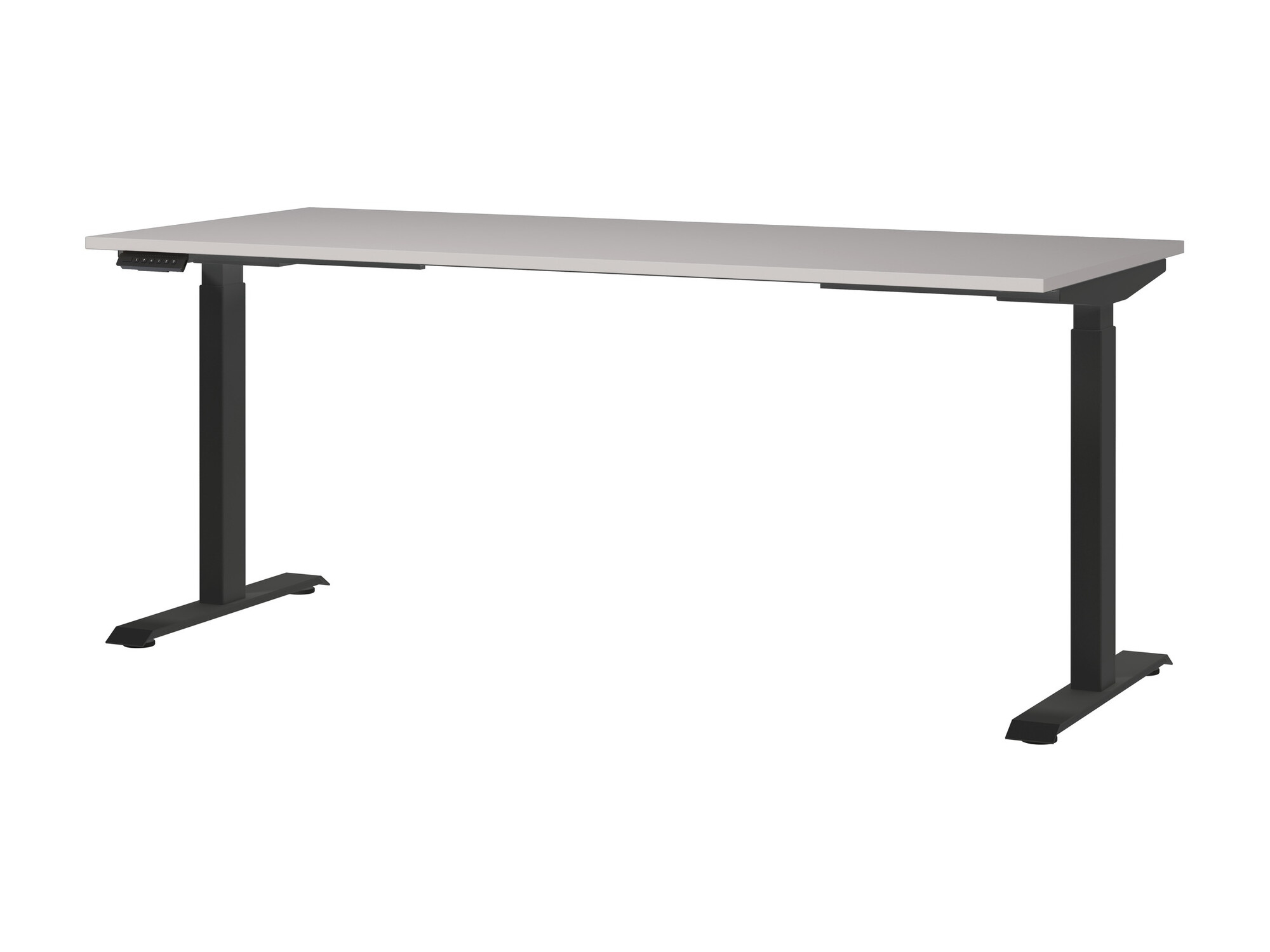 Állítható magasságú íróasztal Sacramento 418 (Szürke + Fekete)