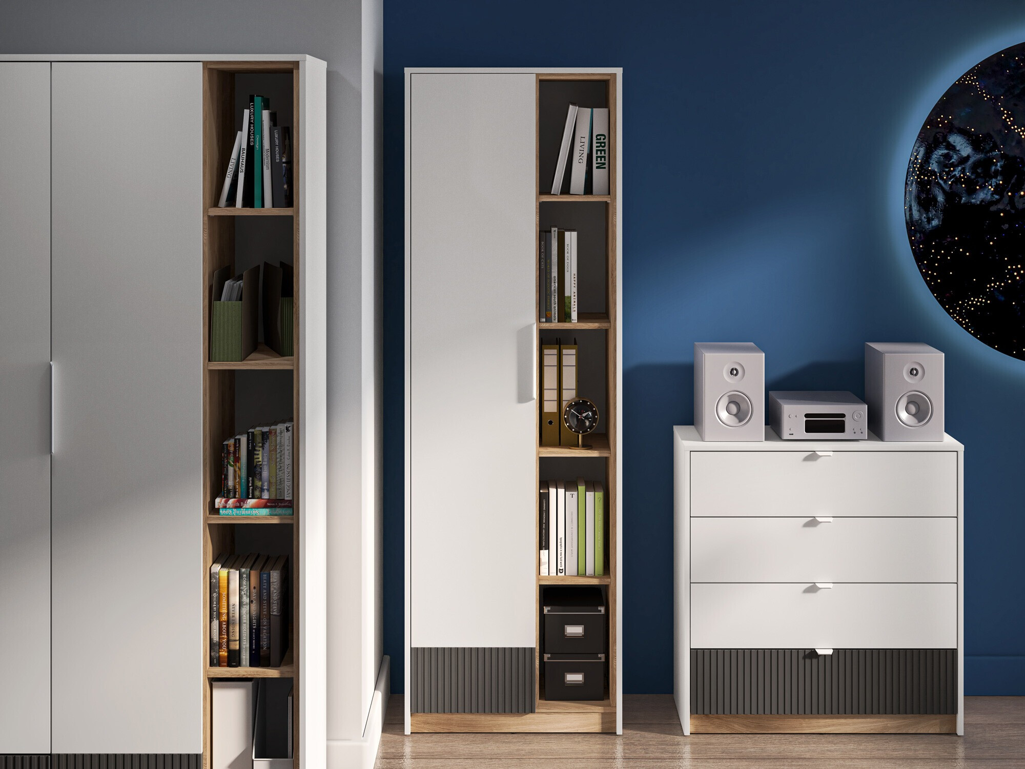 Könyvespolc Orlviro 104