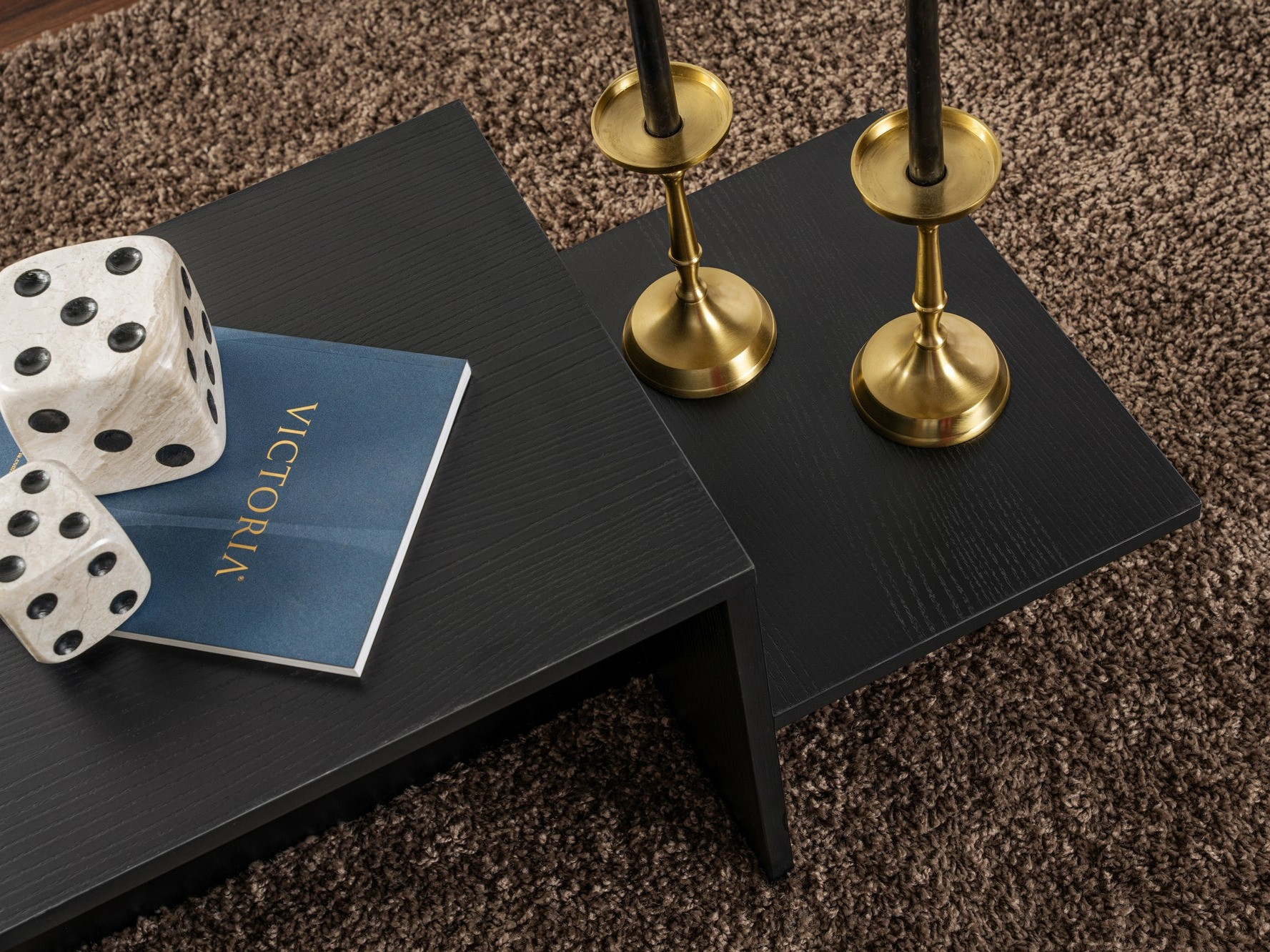 Dohányzóasztal Novato 104 (Fekete)