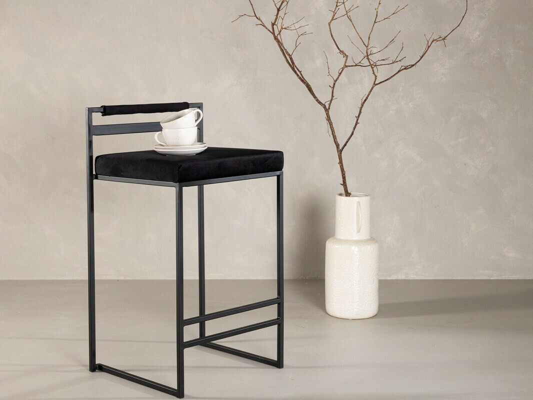 Alacsony bárszék Dallas 4519 (Fekete)