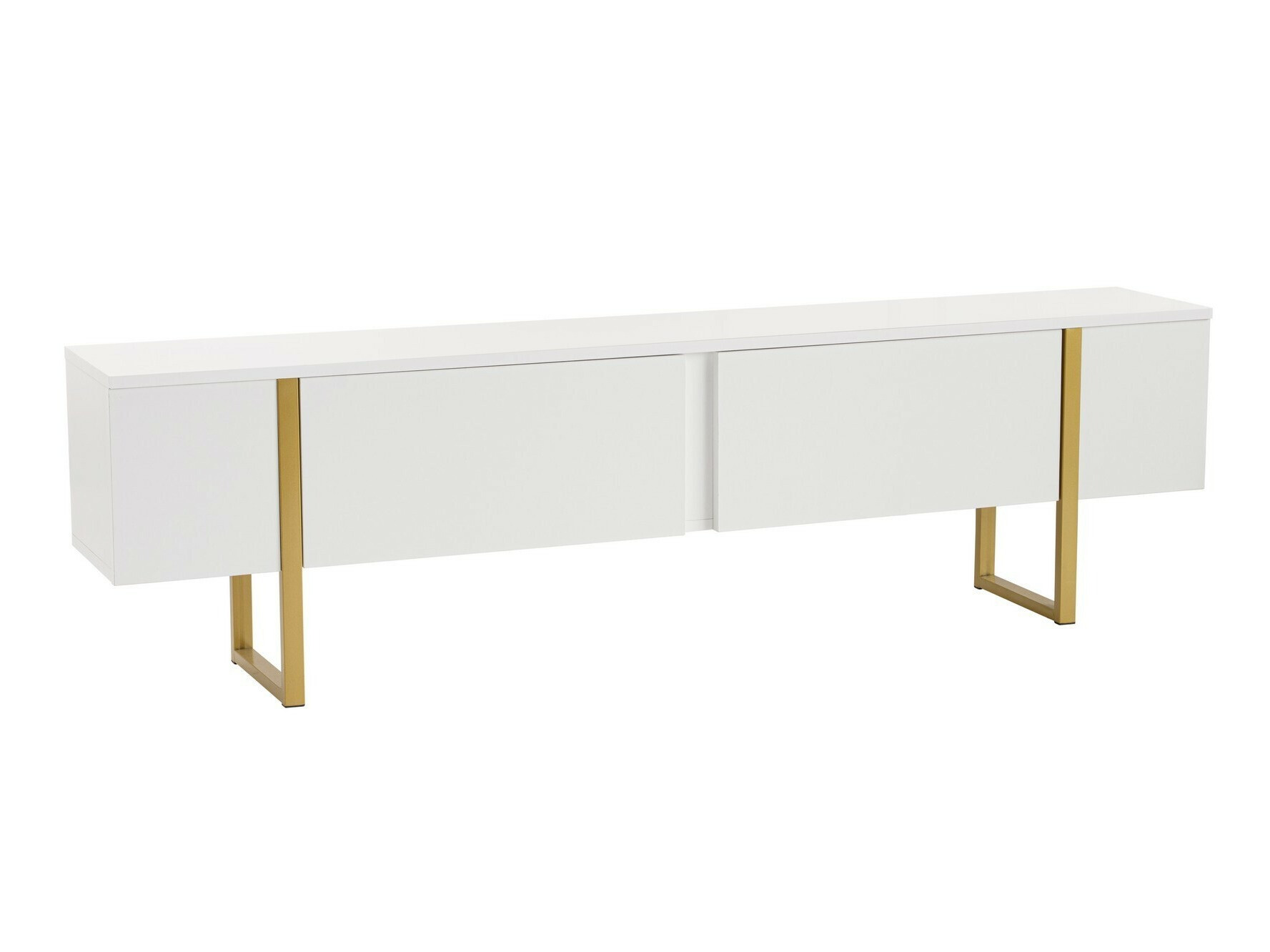 TV-állvány Novato 105 (Fehér + Aranysárga)