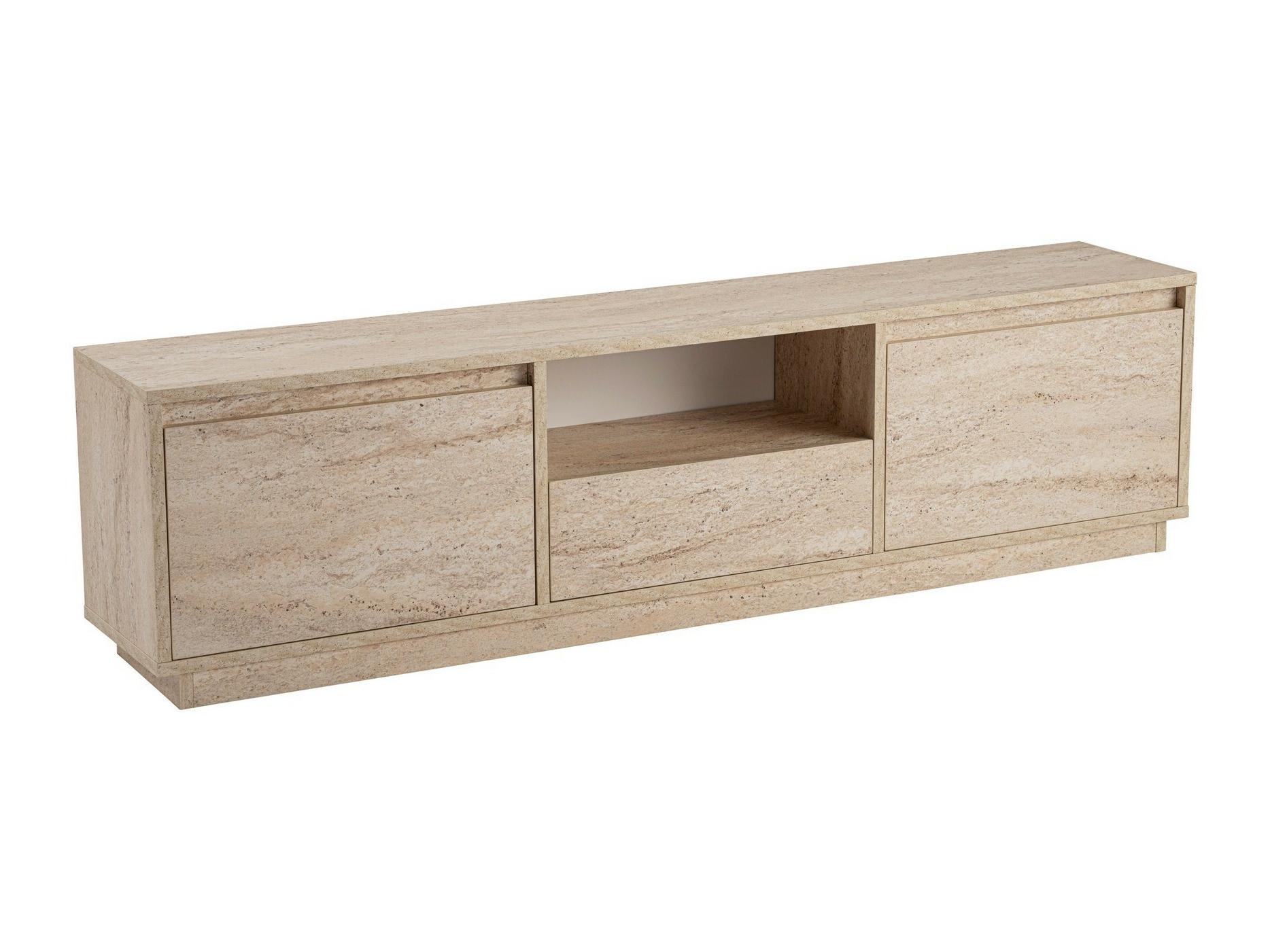 TV-állvány Novato 106 (Könnyű travertin)
