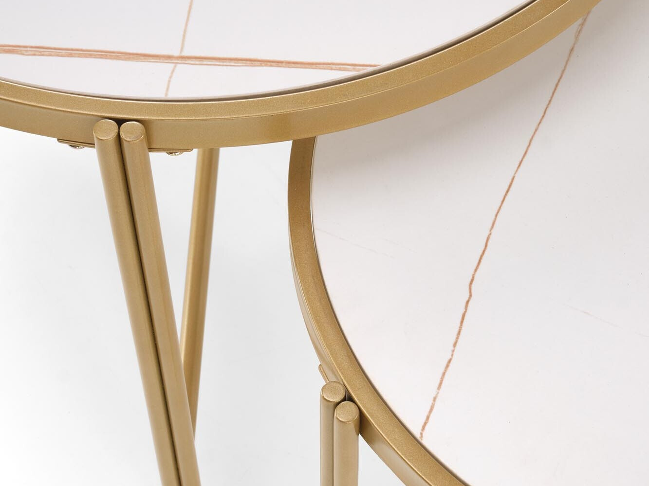 Dohányzóasztal szett Houston 1867 (Fehér márvány)