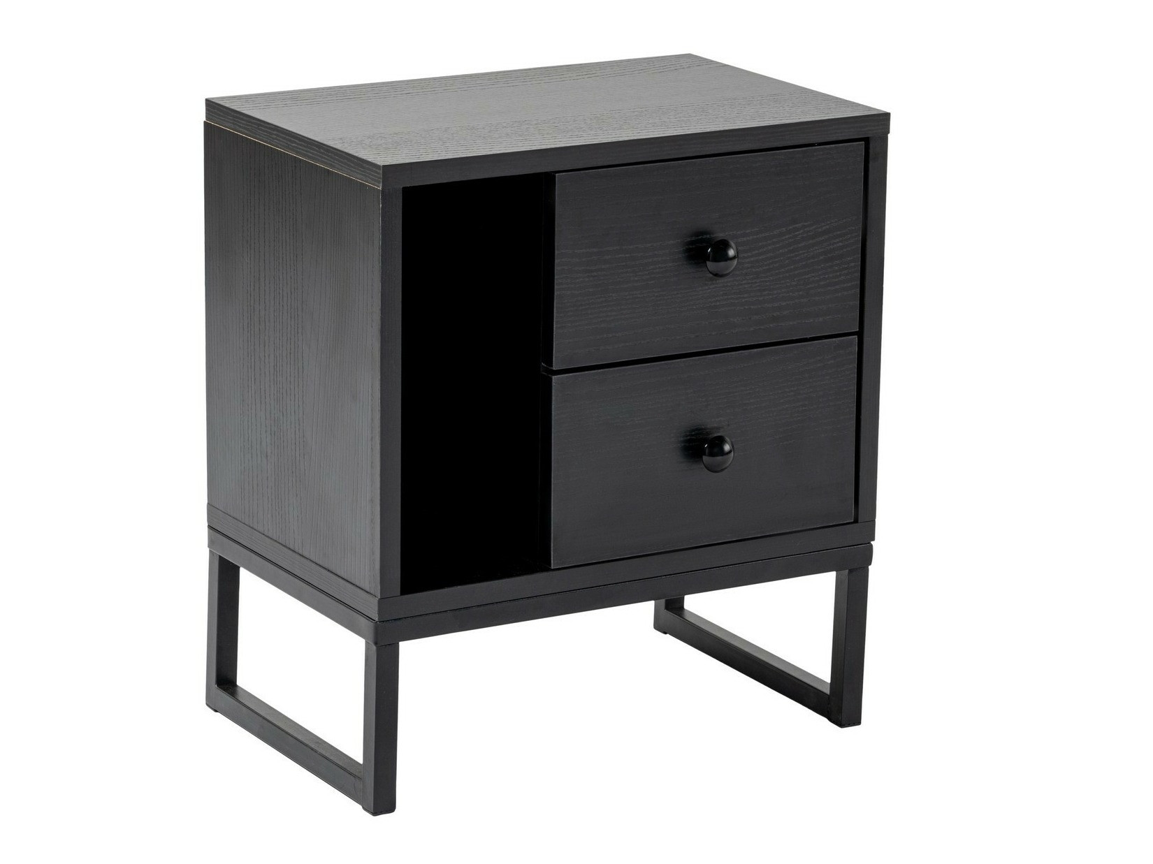 Éjjeliszekrény Novato 109 (Fekete)