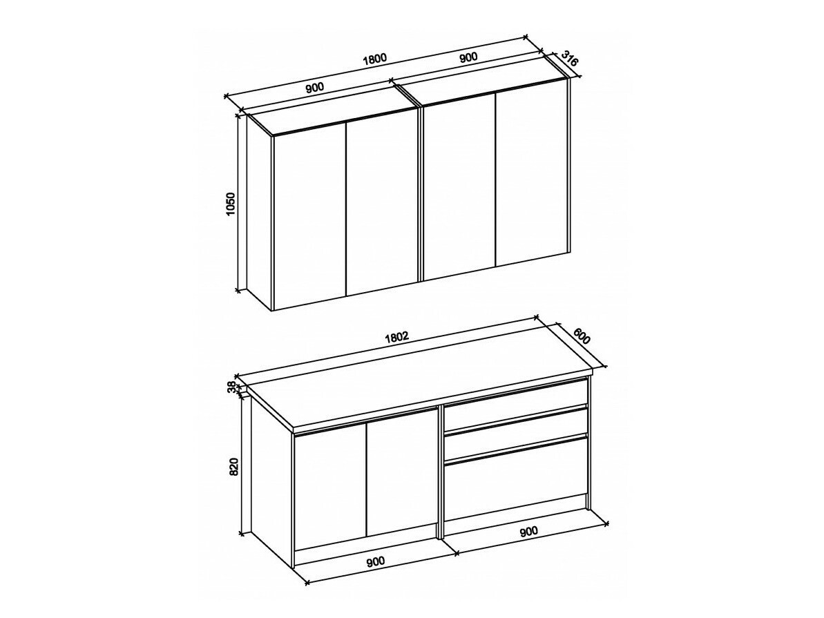 Konyhabútor Houston 1869
