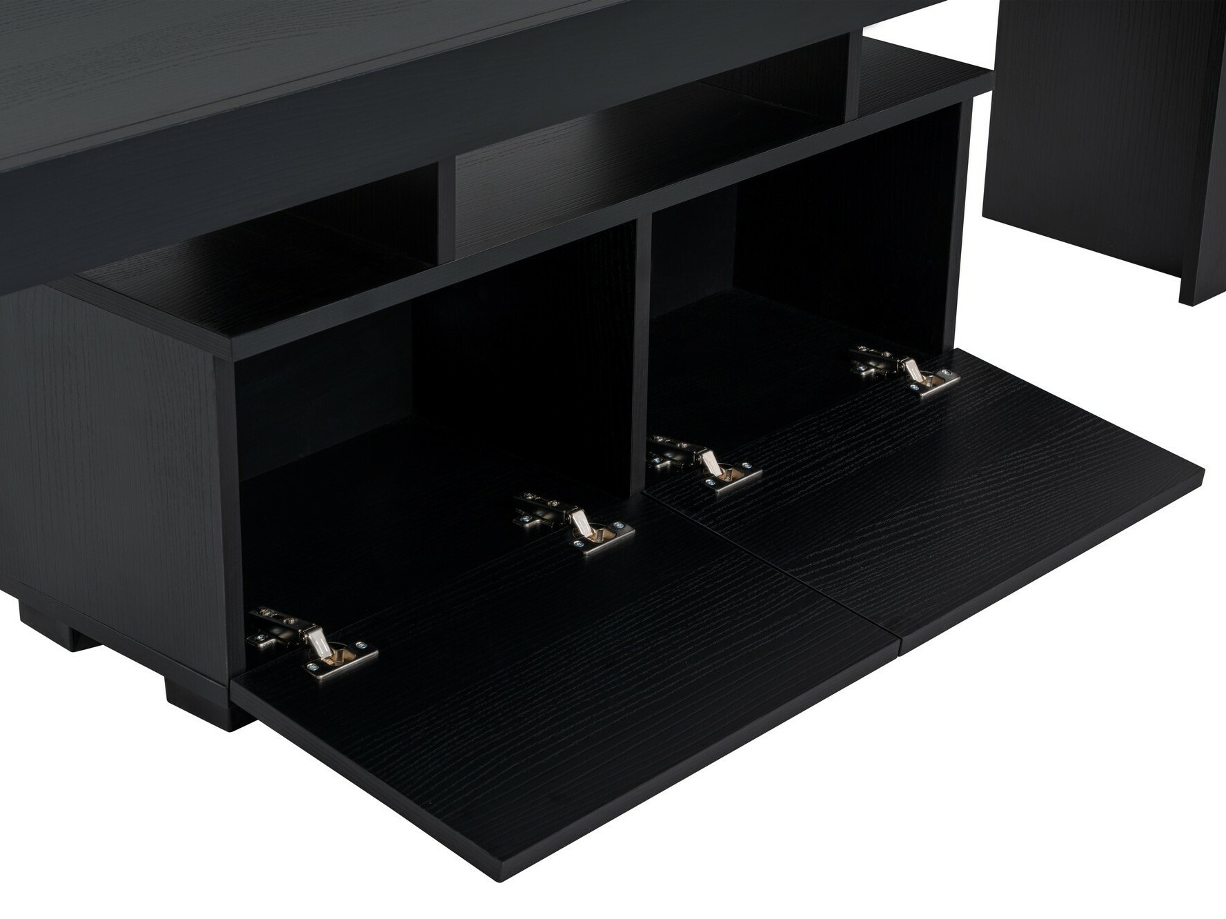 TV-állvány Novato 108 (Fekete)