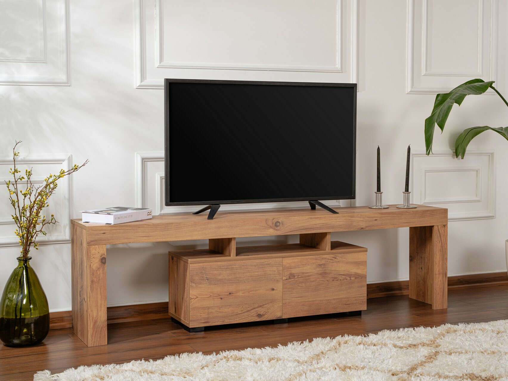 TV-állvány Novato 108 (Fenyő)