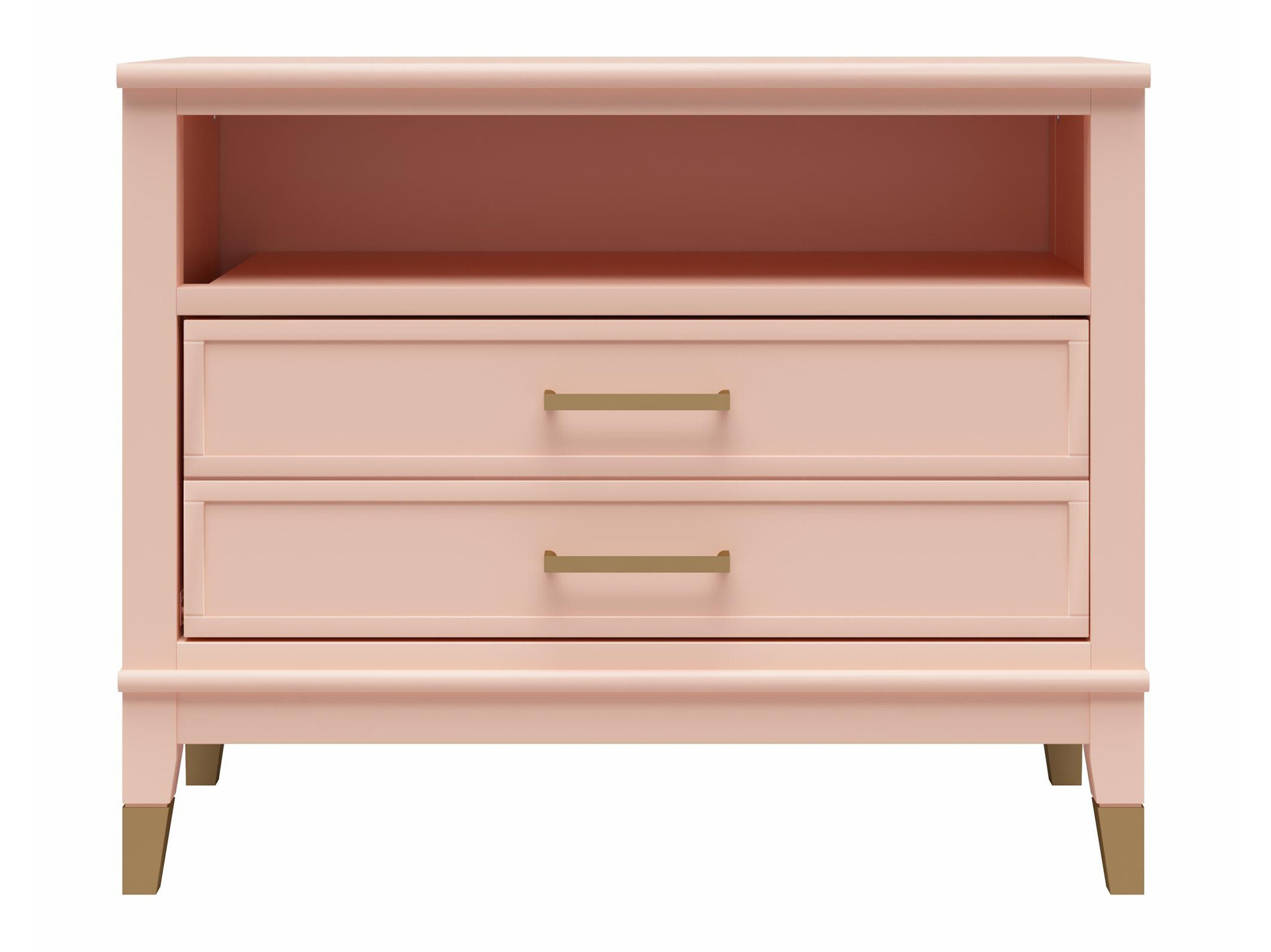 Éjjeliszekrény CosmoLiving by Cosmopolitan Belromu 107 (Rózsaszín)