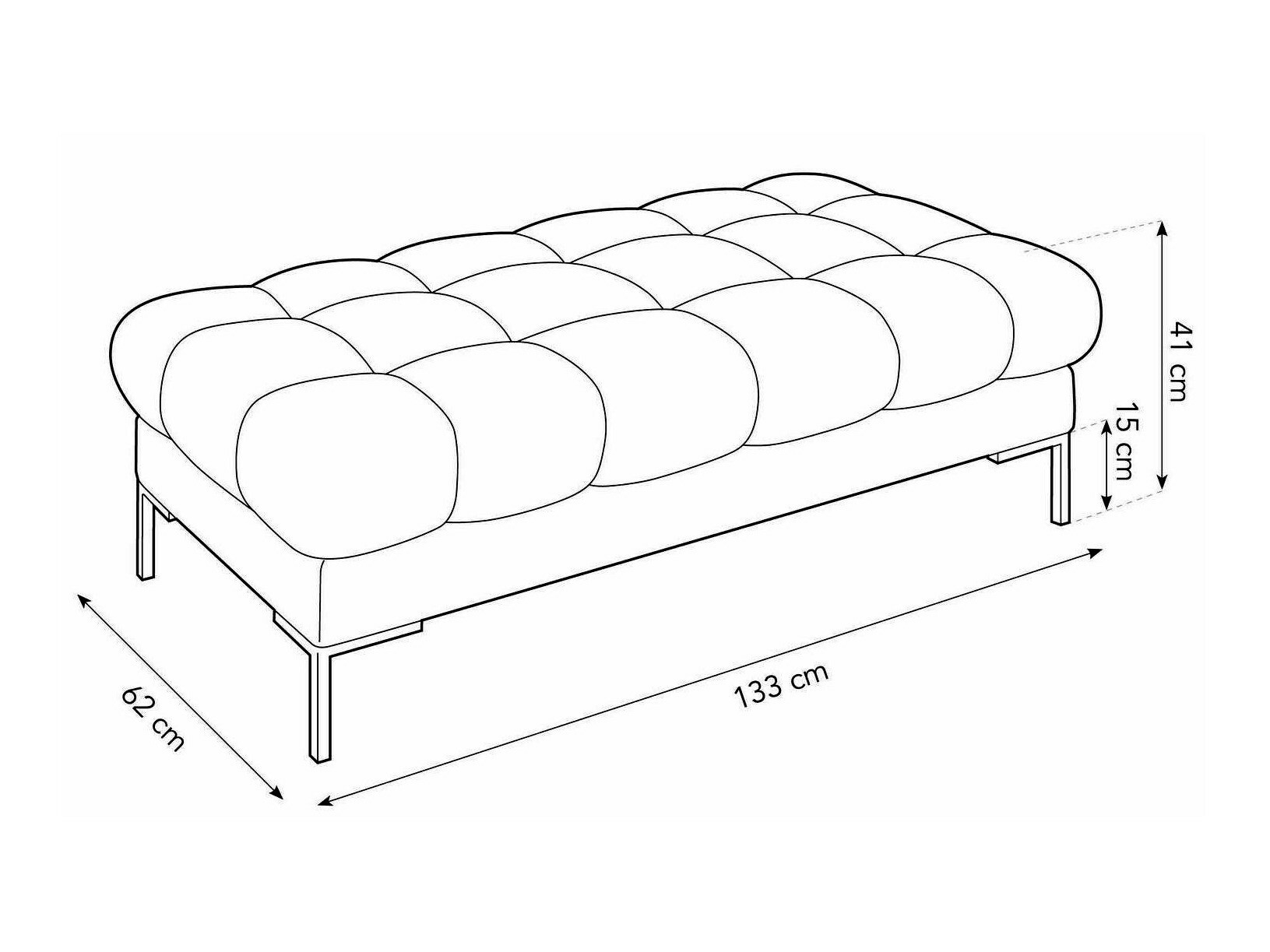 Kárpitozott pad Lormelo 104 (Bluvel 13)