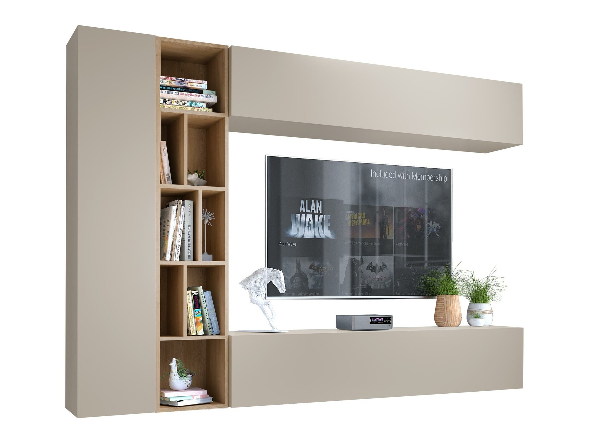 Nappali szett Comfivo Natura (Kasmír + Artisan tölgy)