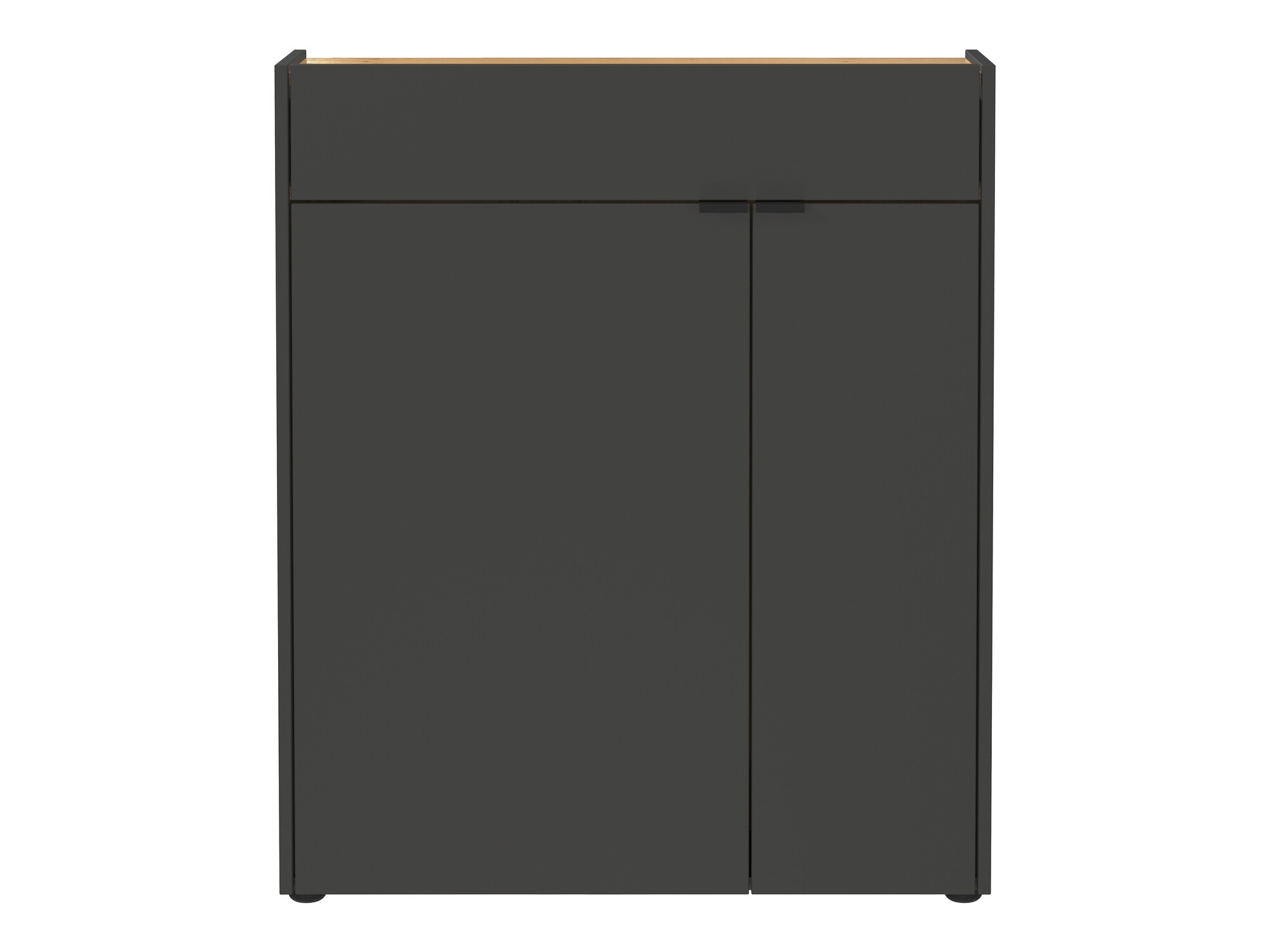 Cipőtároló Cirsale 110 (Grafit + Navarra tölgy)