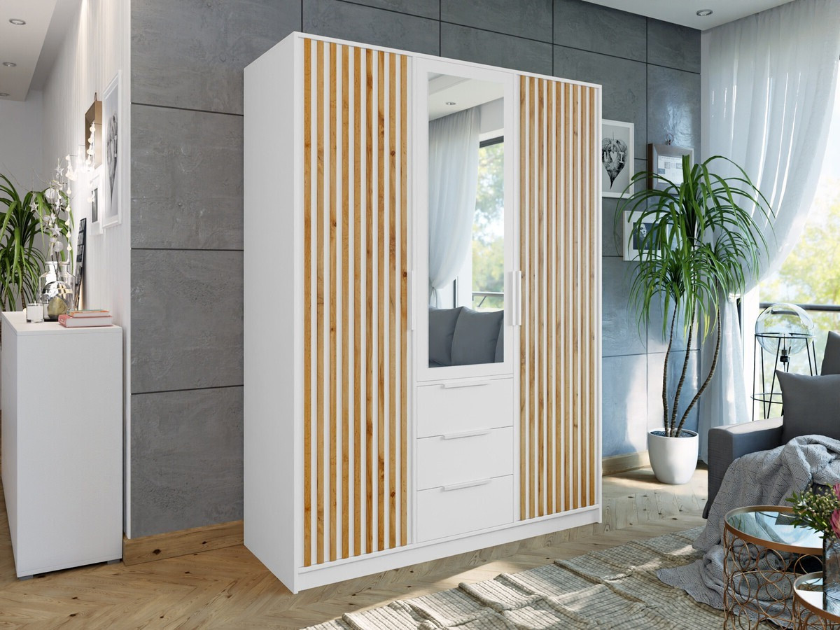 Gardróbszekrény Enolevo 113 (Fehér)