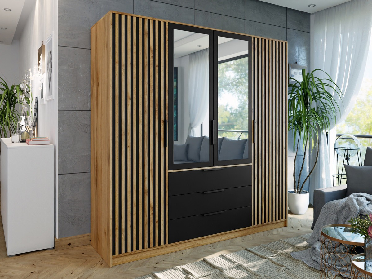 Gardróbszekrény Enolevo 114 (Wotan tölgy)